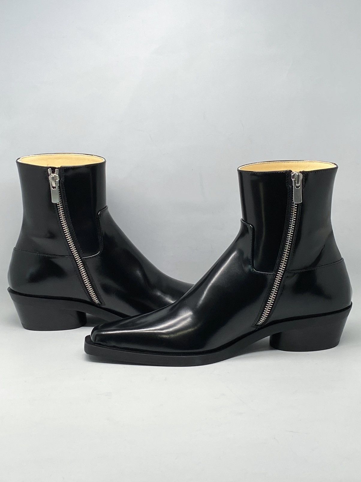 Proenza Schouler Proenza Schouler Bronco 40MM Calfskin Ankle Boots size 37.5 Size US 7.5 / IT 37.5 - 3 Thumbnail