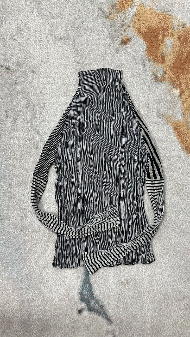 Issey Miyake Issey Miyake size:2 Grey main line willow long-sleeved shi Size M / US 6-8 / IT 42-44 - 5 Thumbnail