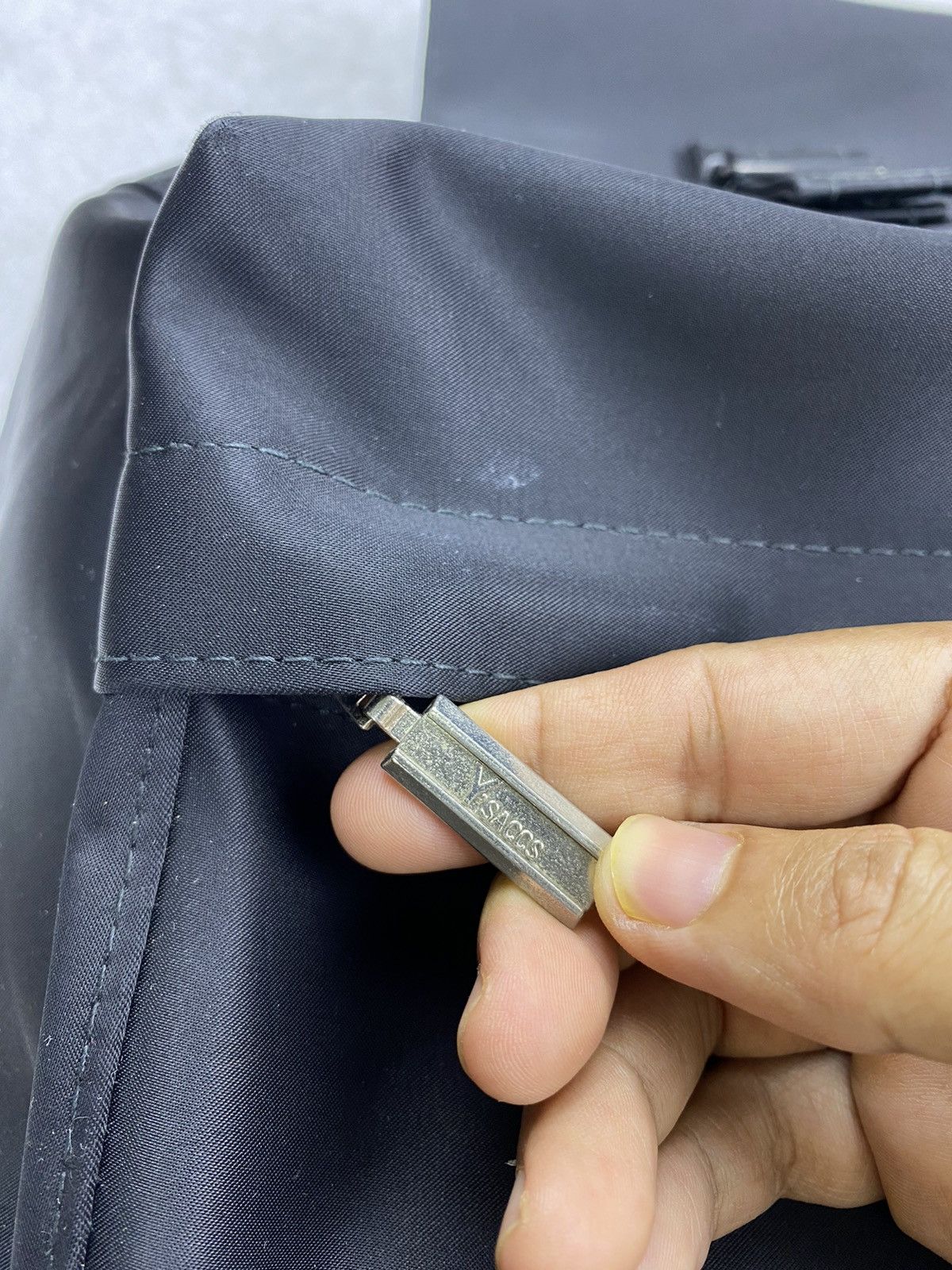 Yohji Yamamoto Y’saacs Pour Homme YOHJI YAMAMOTO Signature Nylon Backpack Size ONE SIZE - 7 Thumbnail