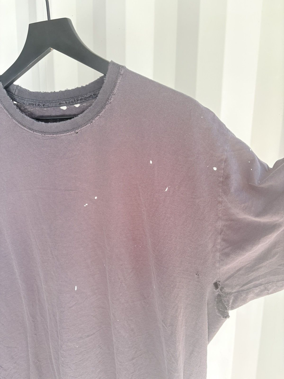 Vintage Vintage Blank Shirt Distressed Faded Grunge Thrashed Size US XXL / EU 58 / 5 - 5 Thumbnail