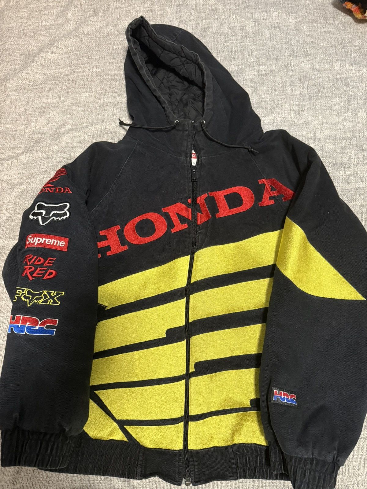Honda Supreme Honda fox racing puffy zip up jacket Size US XL / EU 56 / 4 - 1 Thumbnail