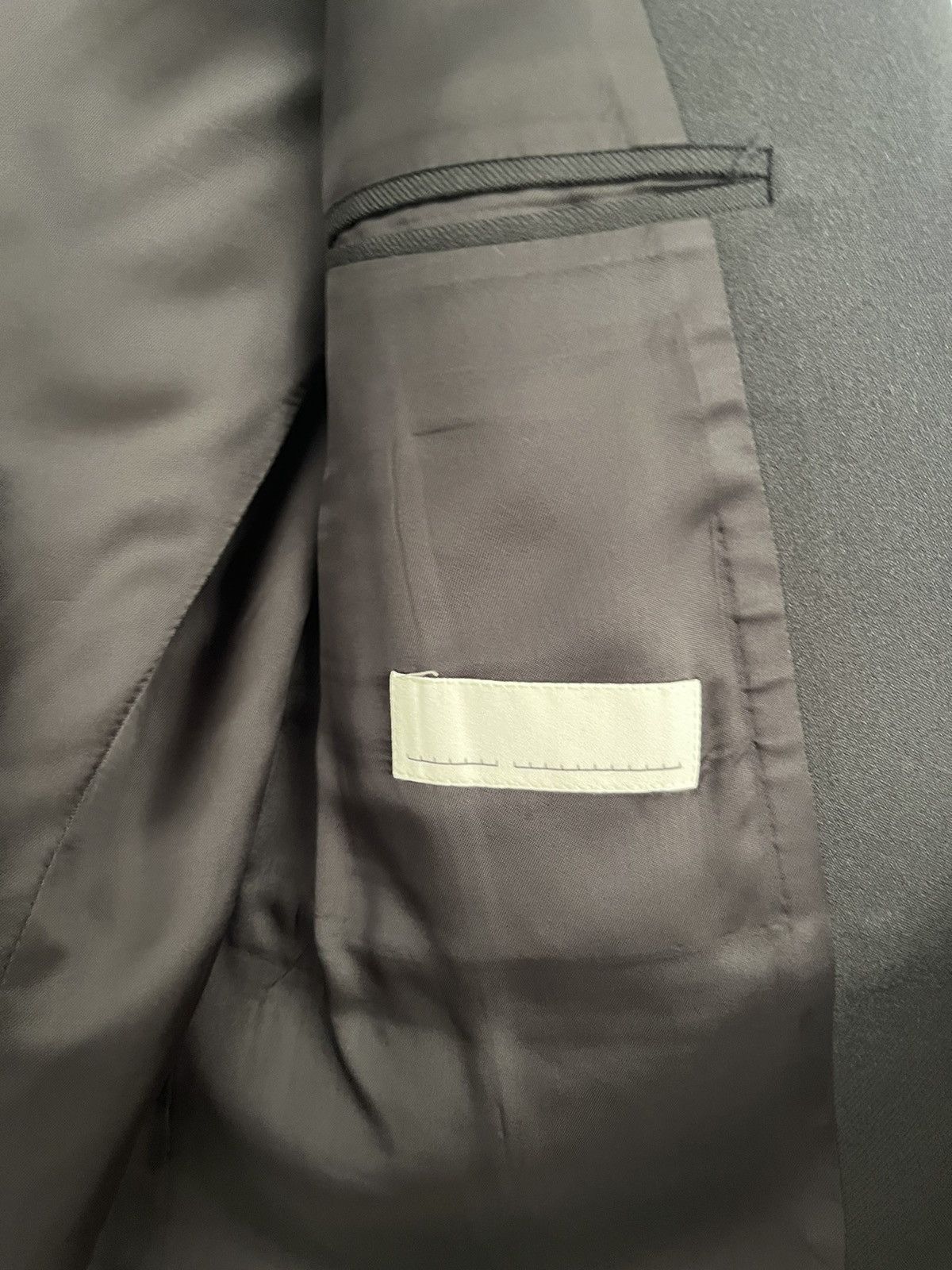 Random Identities Random Identities Black Drawstring Blazer / Suit jacket Size 52S - 6 Thumbnail