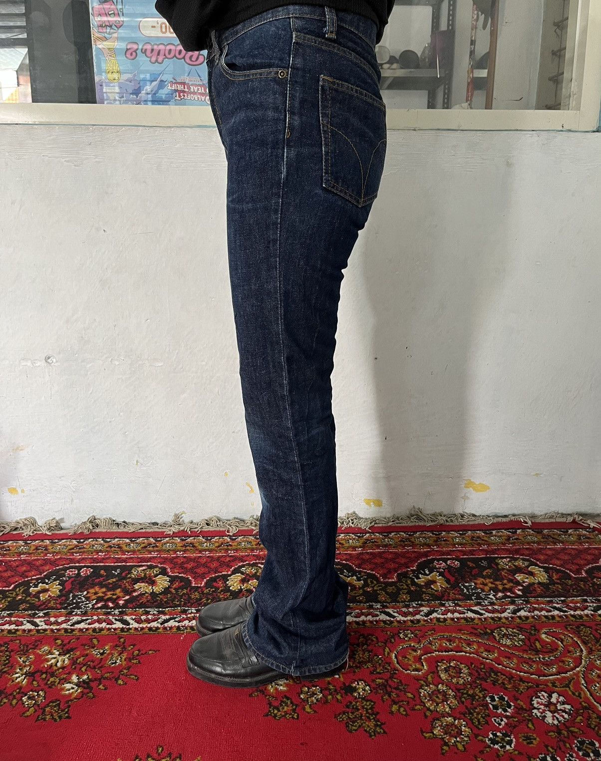 Hysteric Glamour × Japanese Brand 2000s hysterics hysterics glamour bootcut flare distressed Size 29" - 13 Thumbnail
