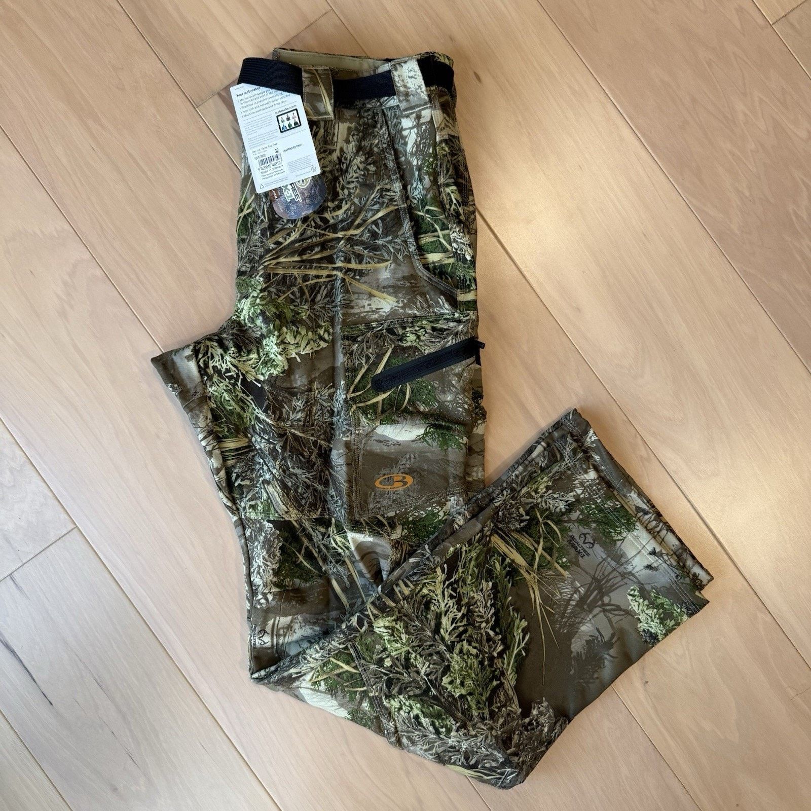 Icebreaker Icebreaker Merino IKA Pants Multicolor Real Tree Camouflage Size US 32 / EU 48 - 2 Thumbnail