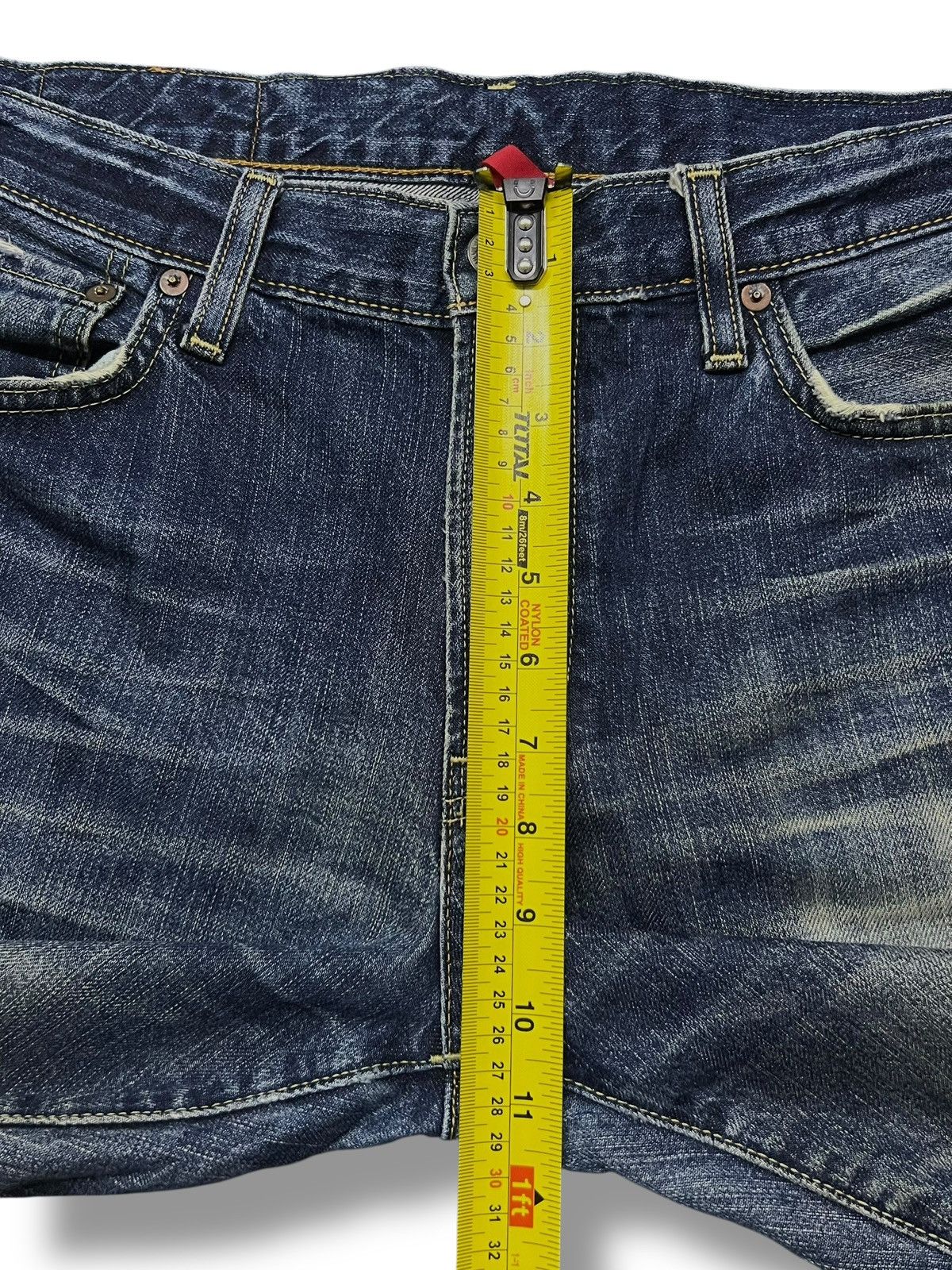 Uniqlo Vintage Uniqlo UJ S002 Japan - Faded Wash, Distressed Denim Size US 34 / EU 50 - 14 Thumbnail