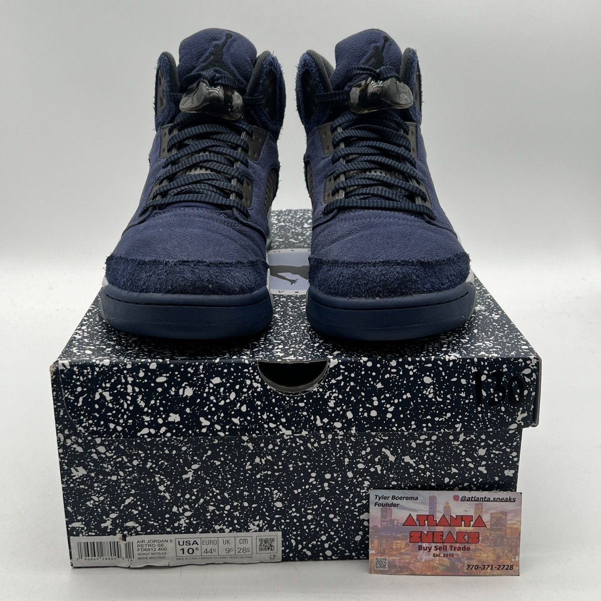 Jordan Brand Air Jordan 5 midnight navy Size US 10.5 / EU 43-44 - 2 Thumbnail
