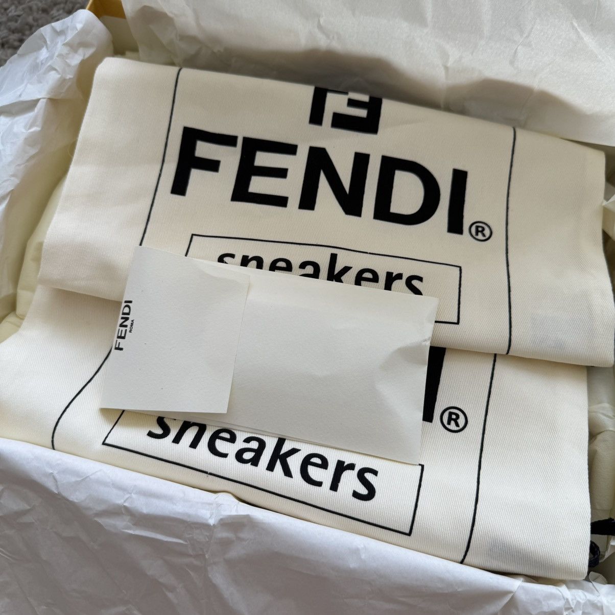 Fendi Fendi Roma sneakers size 42 US9 leather yellow mustard Size US 9 / EU 42 - 2 Thumbnail