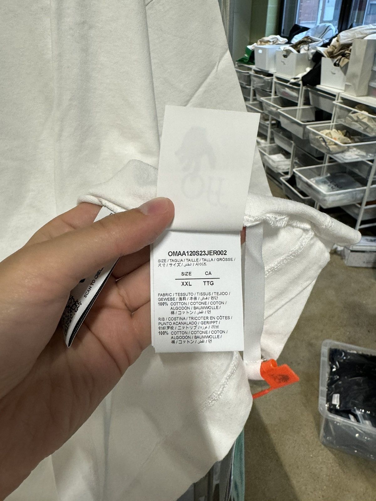 Off-White Off-white Splash Arrow T-Shirt NEW 500$ Size US XXL / EU 58 / 5 - 6 Thumbnail