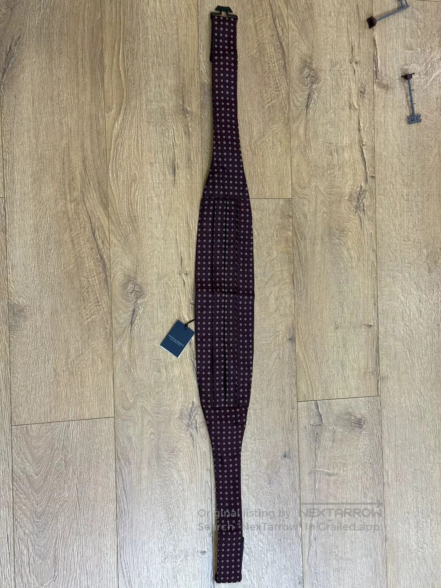 Gieves & Hawkes Gieves & Hawkes Silk Floral Waist Belt. Size ONE SIZE - 2 Thumbnail