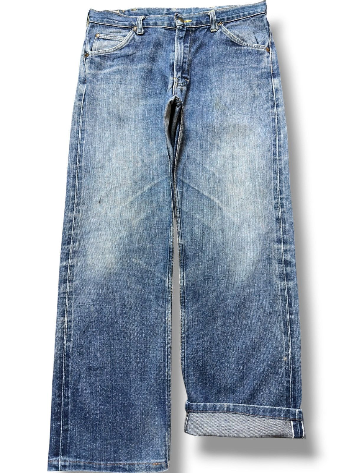 Johnbull Vintage Sewing Chop Clinic By Johnbull Selvedge Style Jeans Size US 33 - 1 Thumbnail