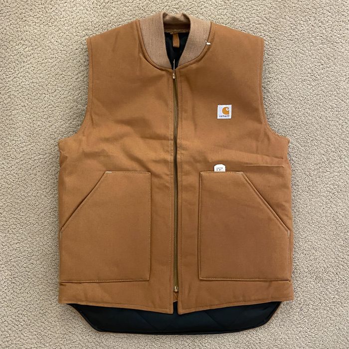 Carhartt NWOT Vintage 80s Carhartt VQ196 Firm Duck Arctic Vest