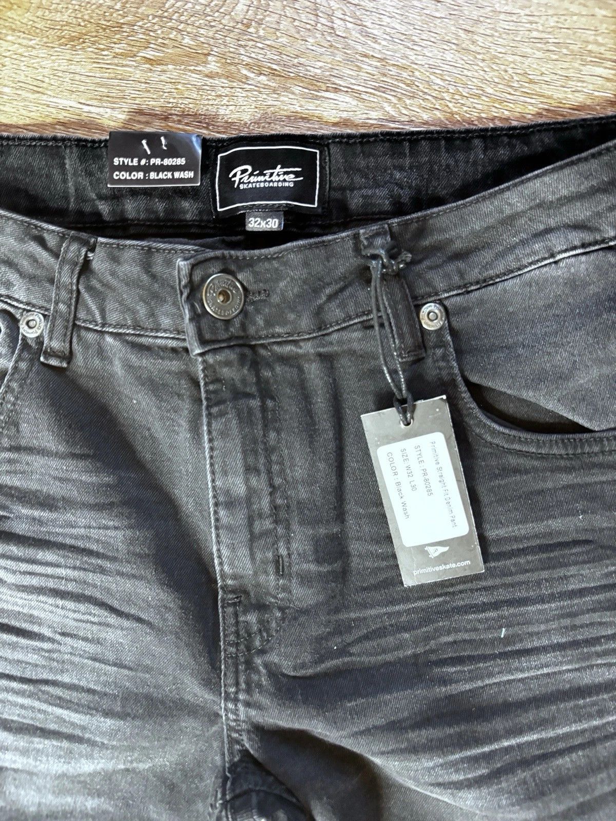 Primitive Primitive Skateboarding - Straight fit - Black Wash PR-80285 Size US 32 / EU 48 - 5 Thumbnail