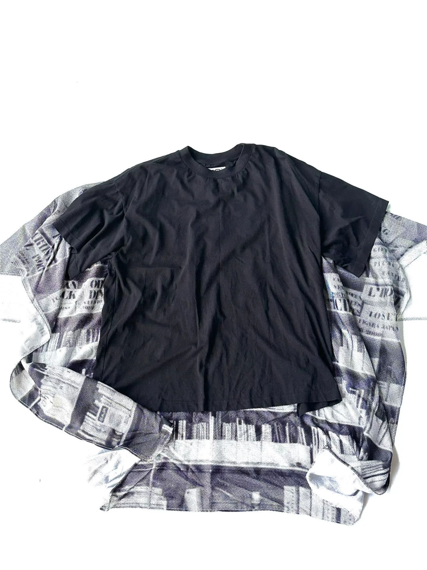 Maison Margiela Maison Margiela Structured Layered Tee Size US S / EU 44-46 / 1 - 1 Thumbnail
