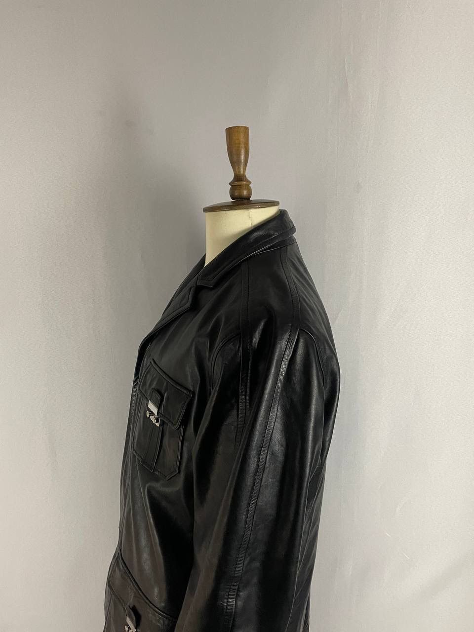 Dsquared2 Dsquared2 Leather Jacket Black 56 size Size US XL / EU 56 / 4 - 8 Thumbnail