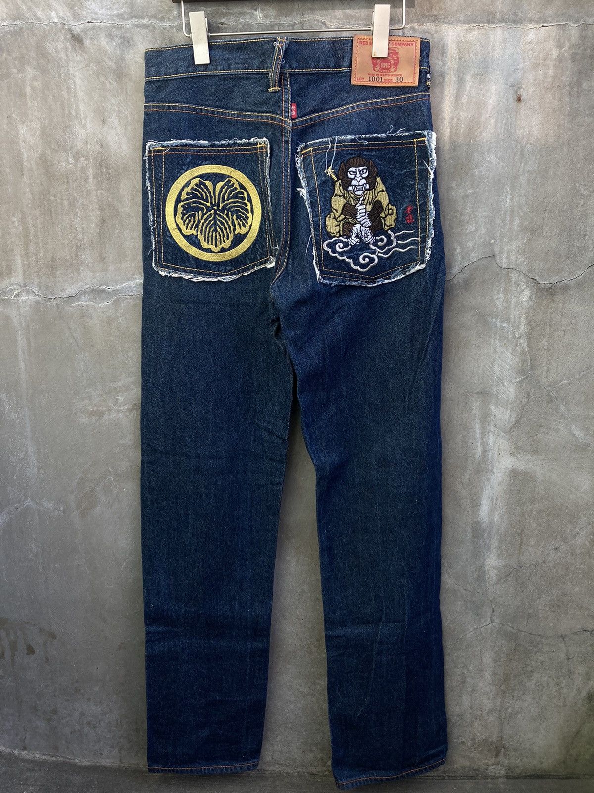 image of Red Monkey Company Monkey Selvedge Denim Jeans, Men's (Size 30)