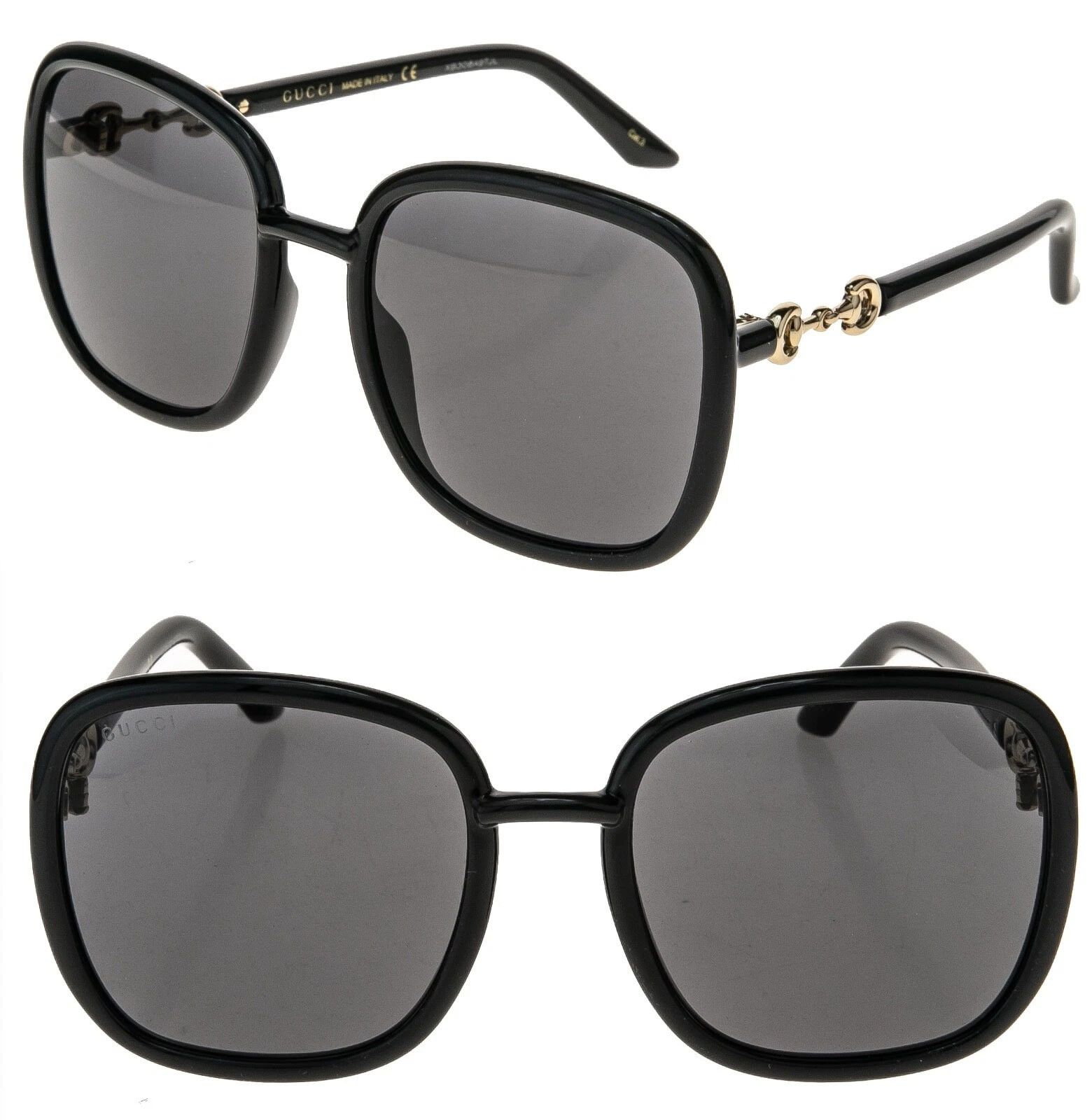 Gucci GUCCI Gg0893s Horsebit 0893 Gold 001 Fashion Sunglasses Size ONE SIZE - 1 Thumbnail