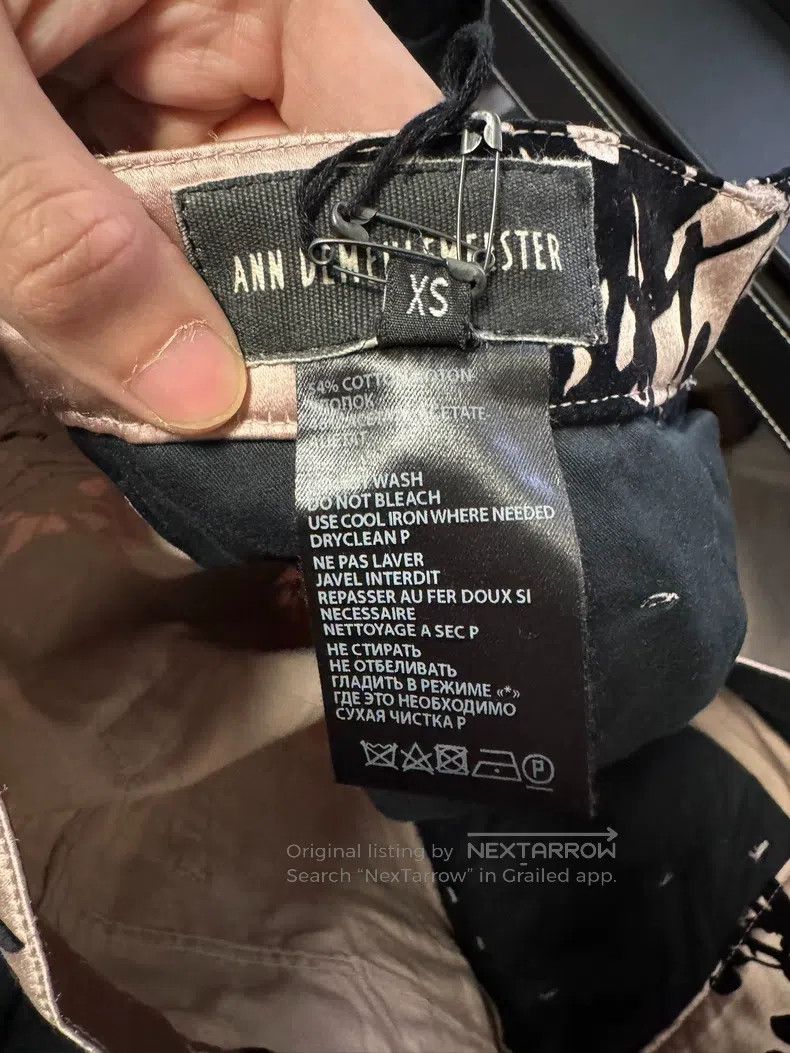 Ann Demeulemeester Ann Demeulemeester Size xs pink trousers Size 28" / US 6 / IT 42 - 7 Thumbnail