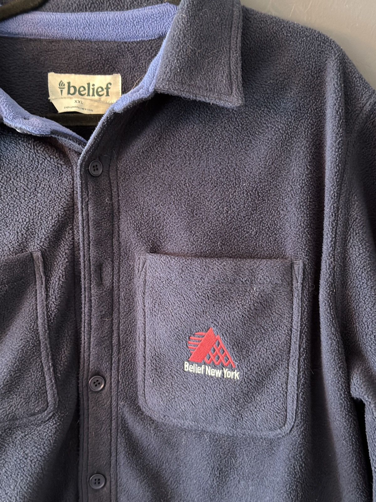 Belief NYC Belief New York fleece shirt jacket Size US XXL / EU 58 / 5 - 3 Thumbnail