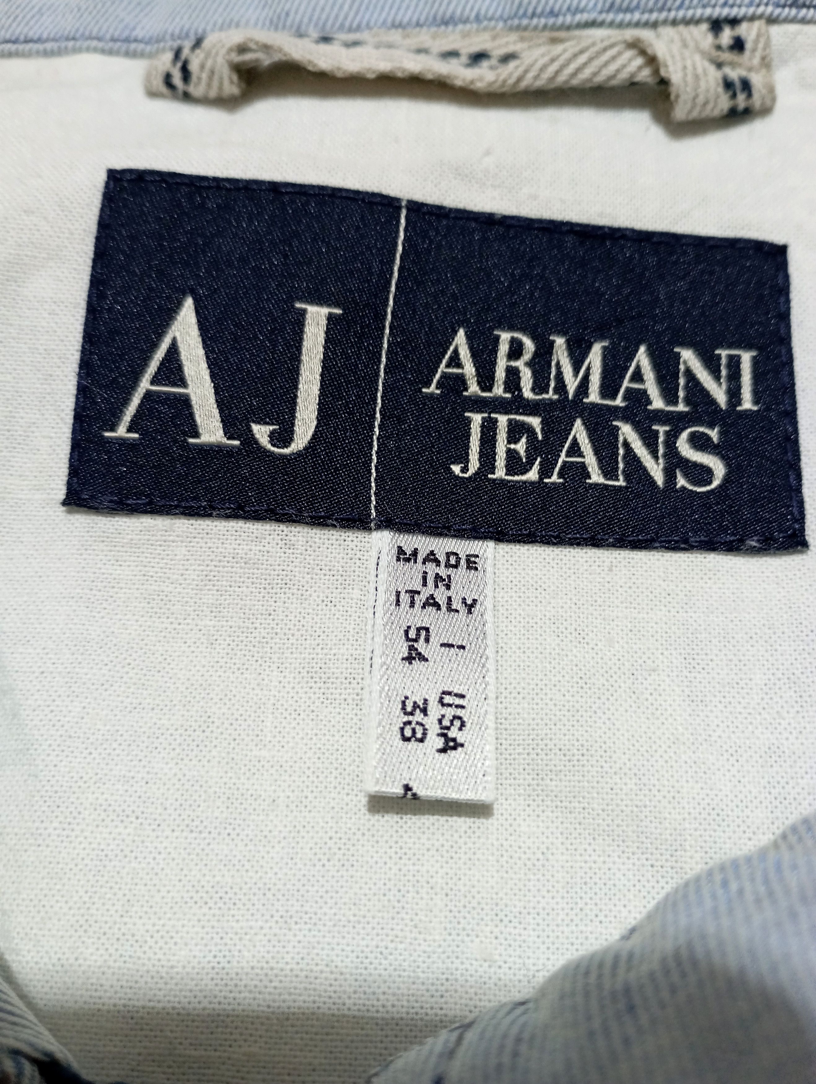 Armani Armani Jeans Vintage Light Jacket Size US L / EU 52-54 / 3 - 10 Thumbnail