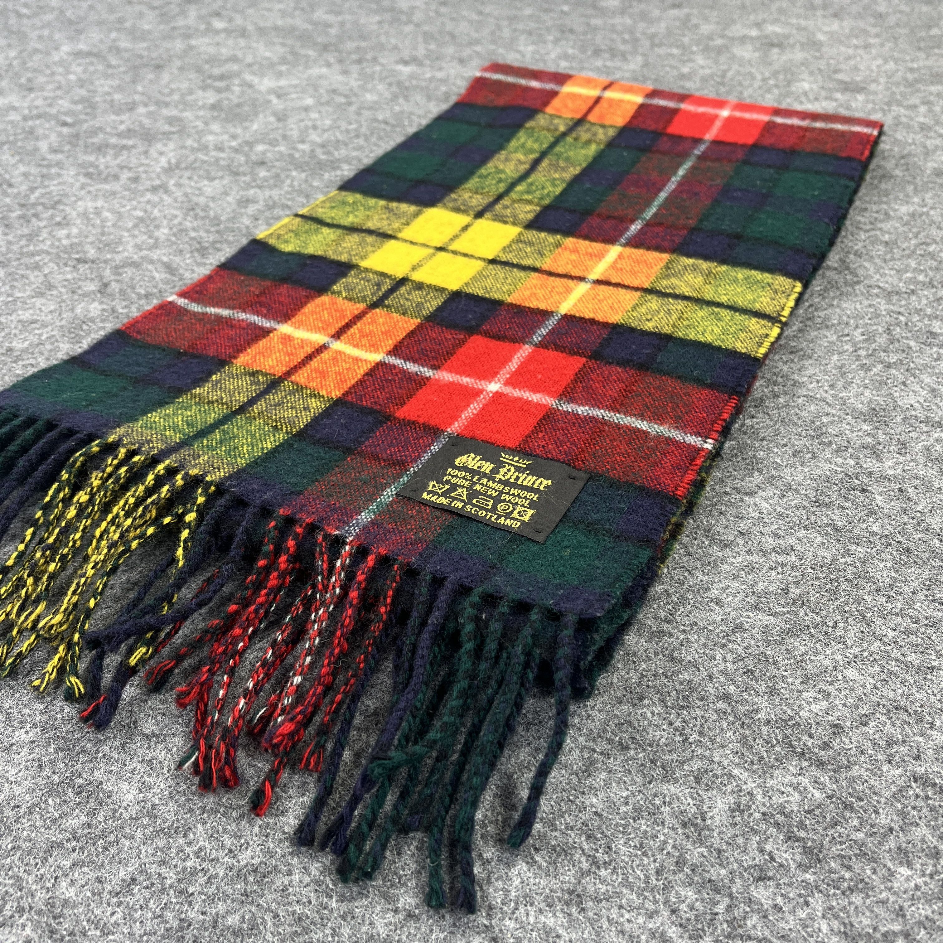 Vintage Glen Prince Scarf / Muffler / Neckwear T942 Size ONE SIZE - 5 Thumbnail