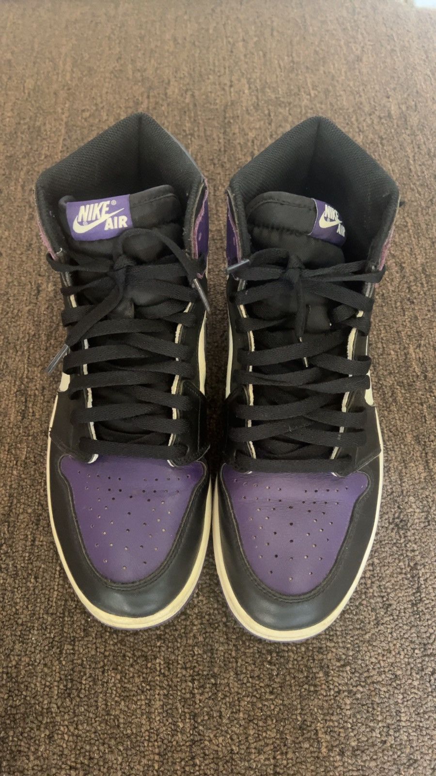 Jordan Brand Jordan 1 OG' COURT PURPLE Size US 10 / EU 43 - 6 Thumbnail
