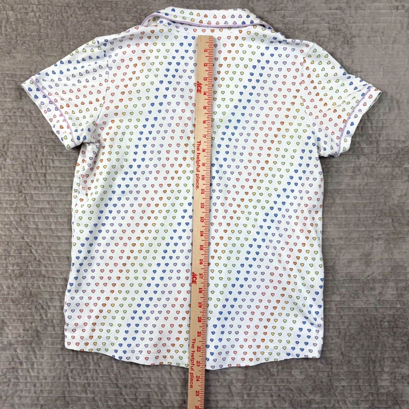 Vintage VINTAGE Roller Rabbit Pajama Top Womens M Pima Cotton Rainbow Button Down Size M / US 6-8 / IT 42-44 - 2 Thumbnail