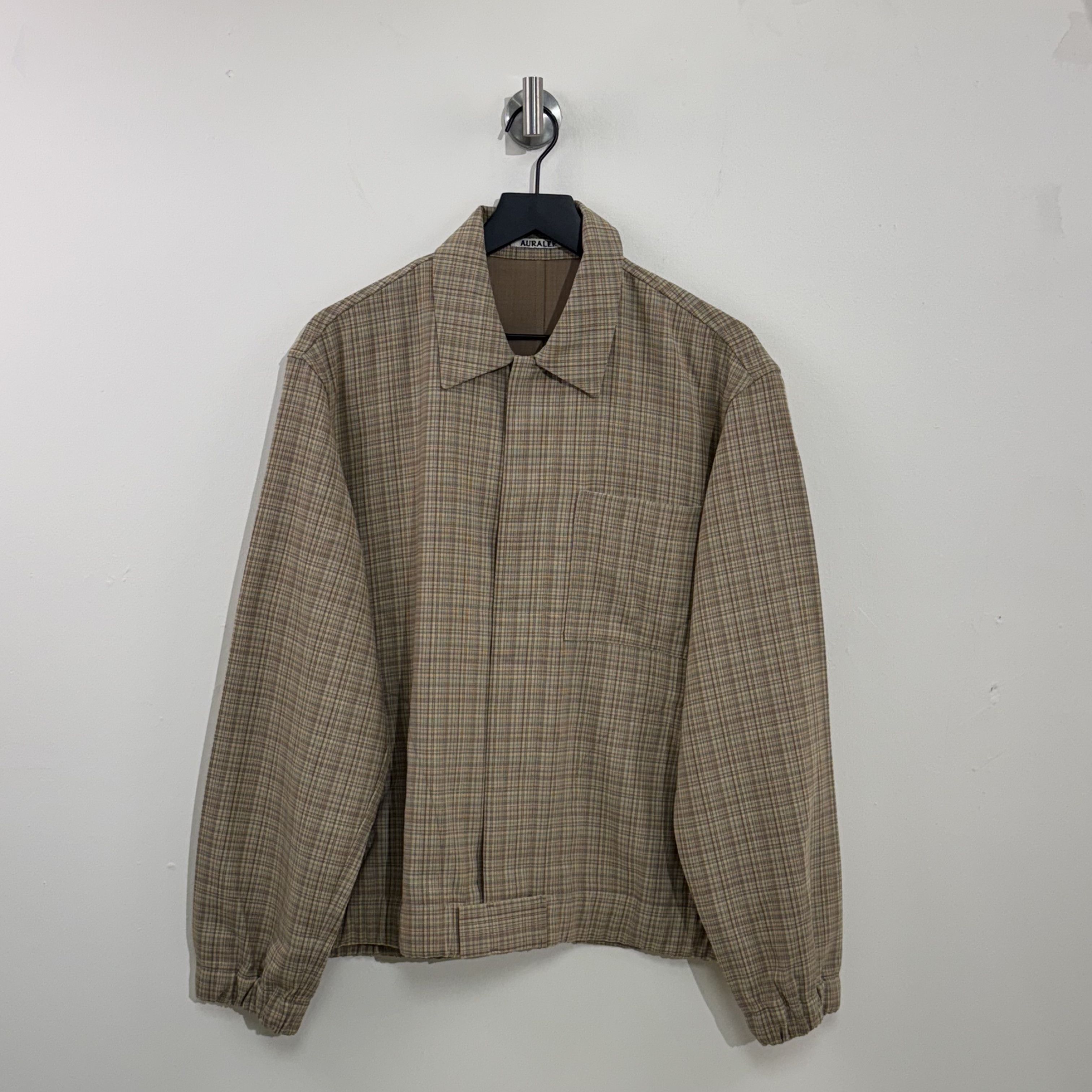 ジャケット・アウター AURALEE DOUBLE FACE CHECK ZIP BLOUSON AURALEE DOUBLE FACE CHECK ZIP BLOUSON. | andPheb Staff Blog
