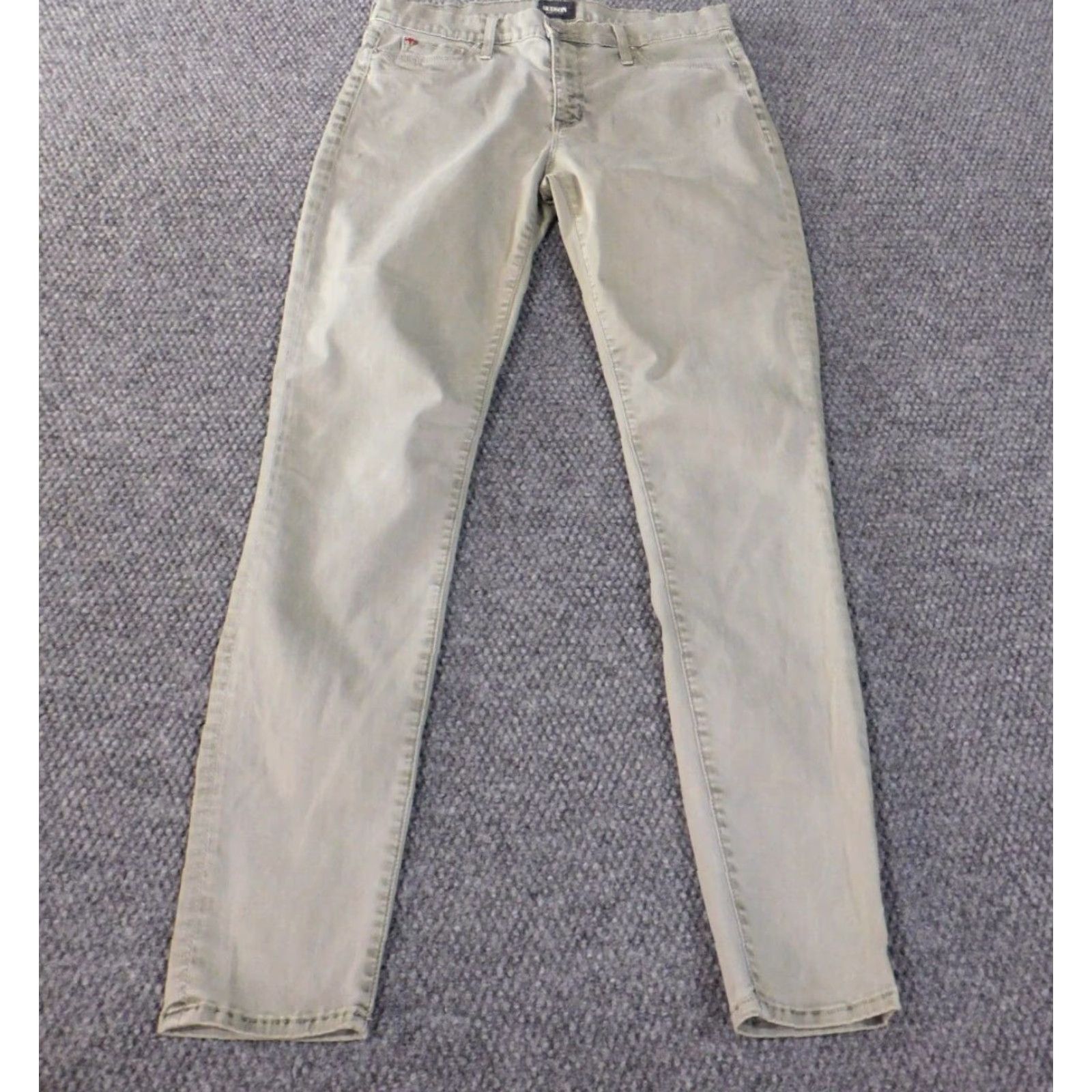 Hudson Hudson Jeans Womens 28 Green Straight Denim Dark Wash Stretch Size 28" / US 6 / IT 42 - 2 Thumbnail