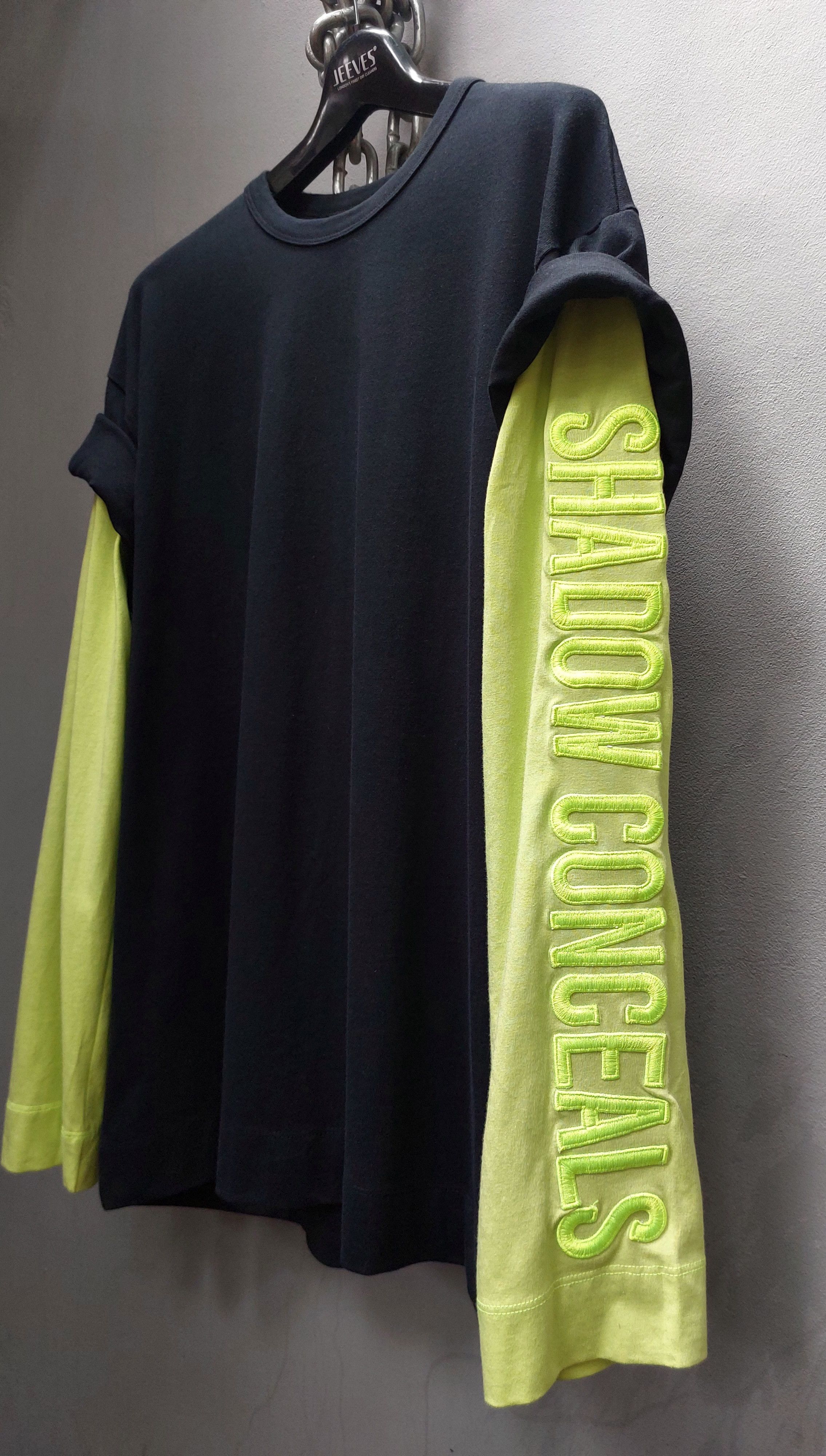 Juun.J Juun.J Shadow Conceals Double Sleeves Tshirt Size US M / EU 48-50 / 2 - 2 Thumbnail
