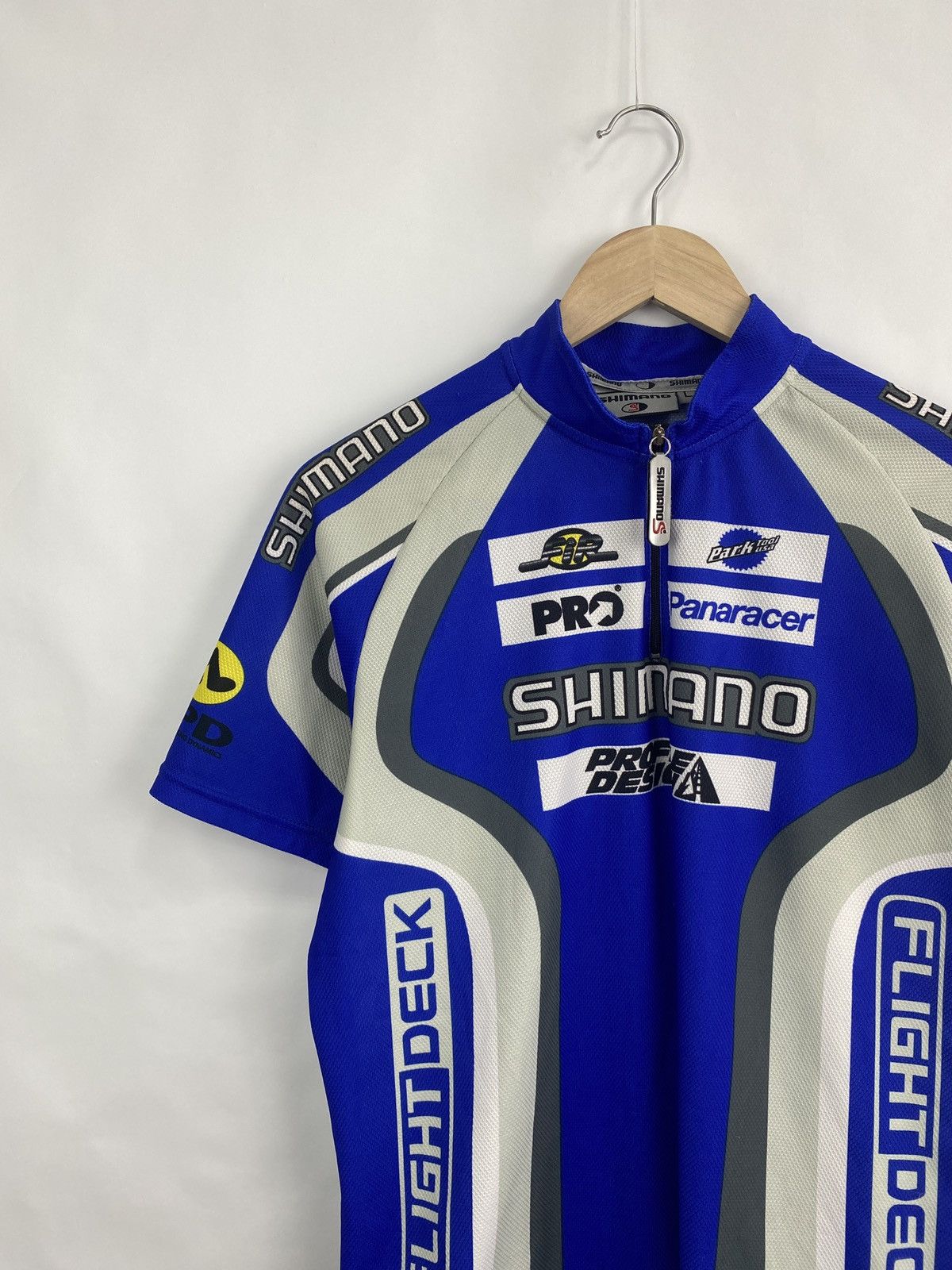 Other Vintage 90s Shimano Cycling Jersey Panaracer Rare Retro Hype Size US L / EU 52-54 / 3 - 2 Thumbnail