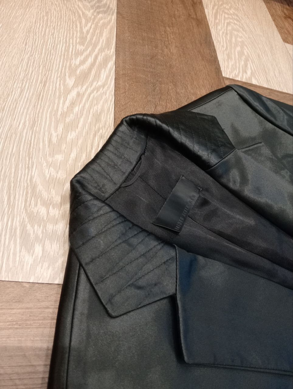Haider Ackermann HAIDER ACKERMANN STRETCH ACTATE BLAZER - SIZE 34 BLACK Size XXS / US 00 / IT 34 - 9 Thumbnail