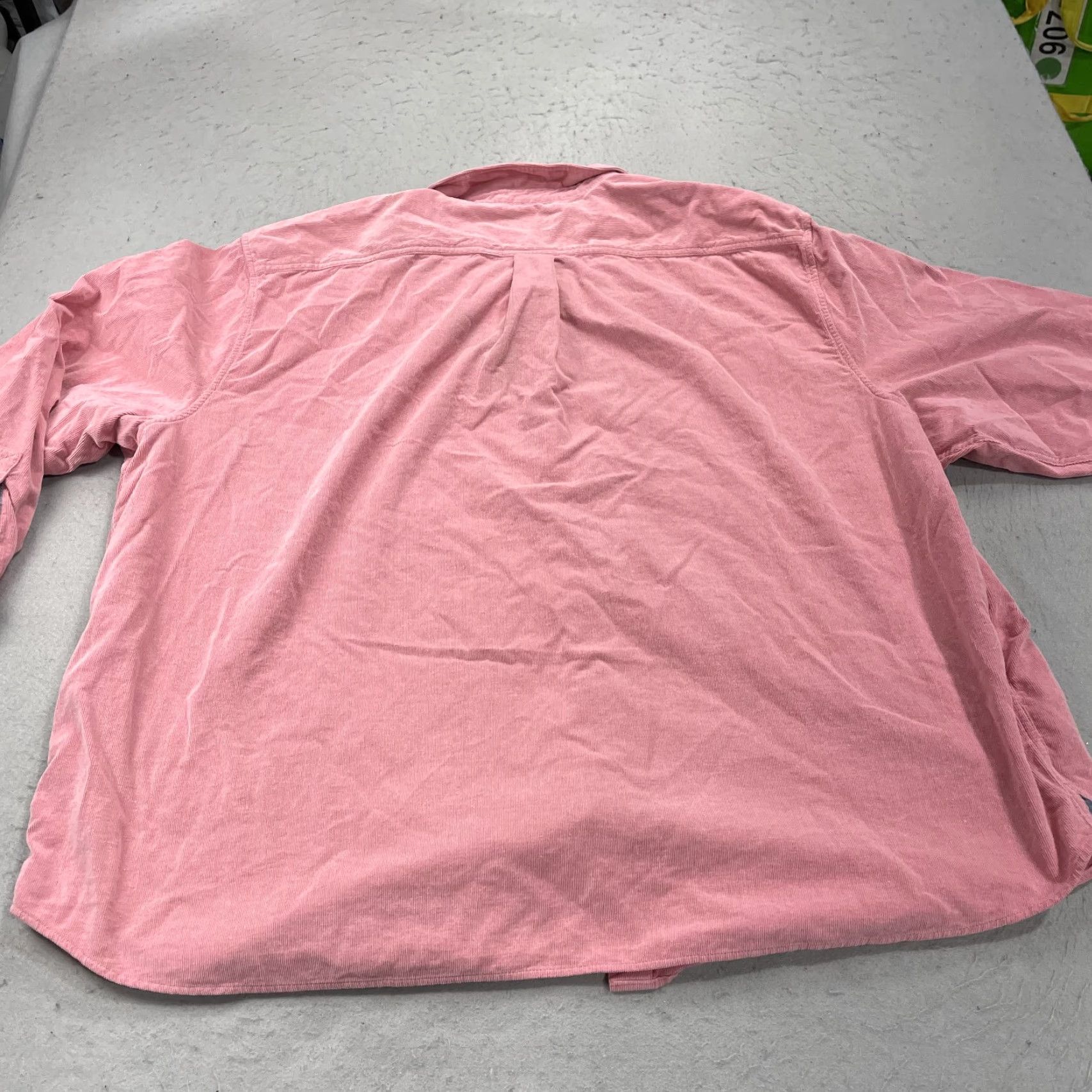 Tommy Bahama Tommy Bahama Shirt Mens Big 4X Pink Corduroy Button-Up Casual Coastal Coastline Corduroy Shirt Mens Big & Tall Pink Size US XXL / EU 58 / 5 - 6 Thumbnail