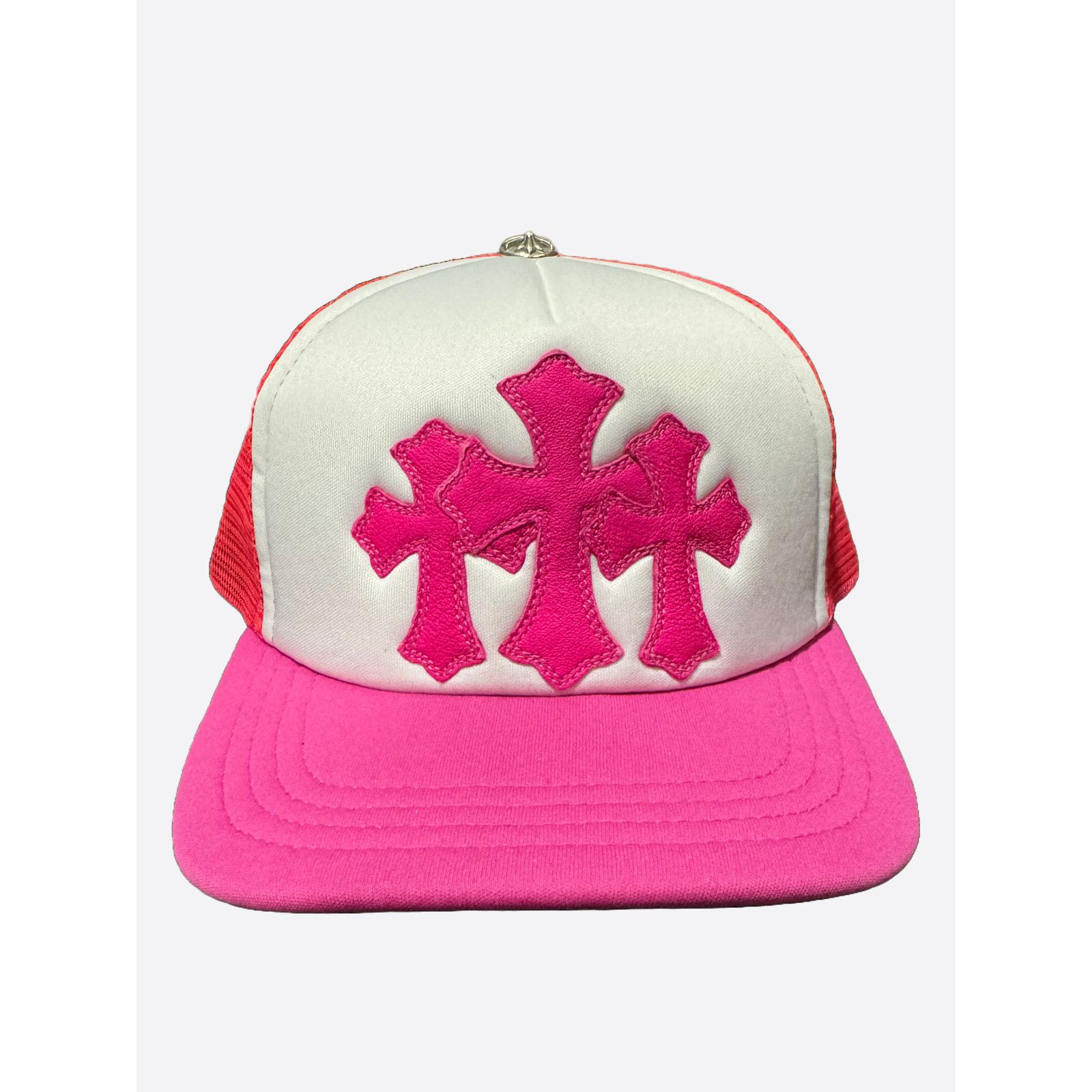 Pink Chrome hearts Hat “Fuck Hollywood” Worn a few | Depop