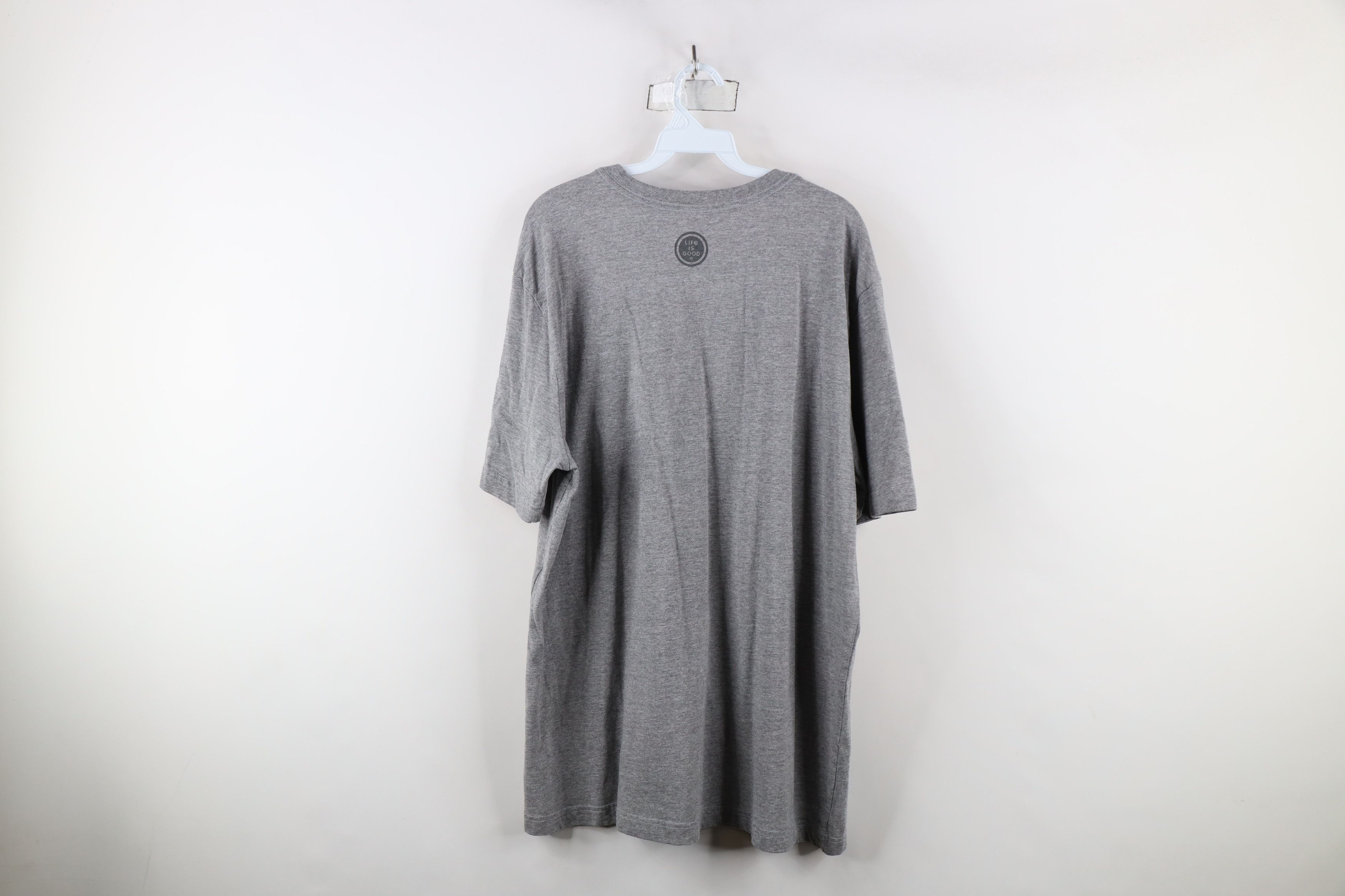 Life is Good × Vintage Life Is Good Bullseye Short Sleeve T-Shirt Heather Gray Size US XXL / EU 58 / 5 - 13 Thumbnail