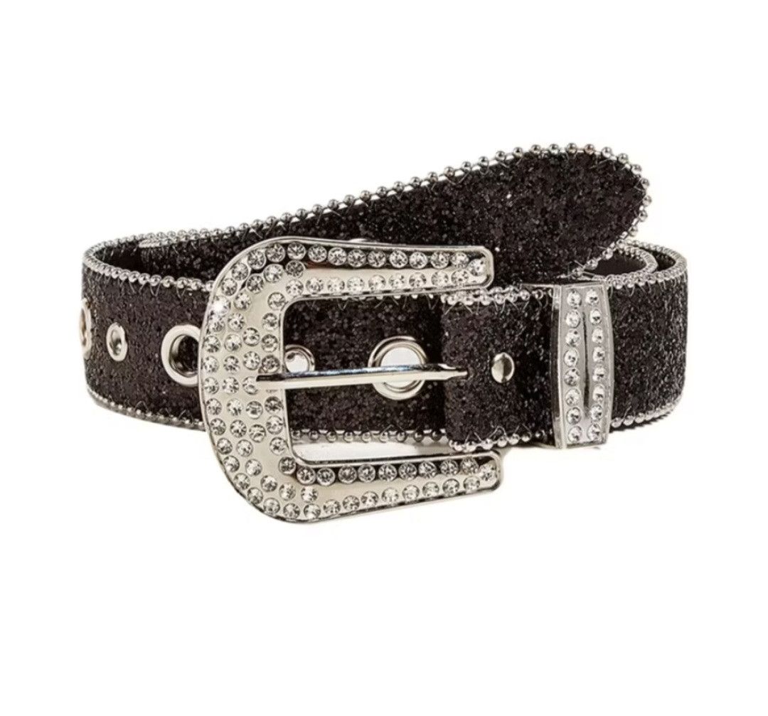 Japanese Brand Western style black colour harajuku belt Size ONE SIZE - 5 Thumbnail