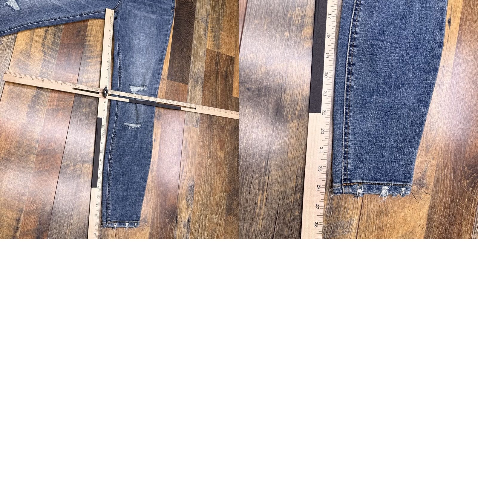 Vintage Vanilla Star High Rise Skinny Jeans Womens Juniors 3 Stretch Distressed New Size 26" / US 2 / IT 38 - 9 Thumbnail