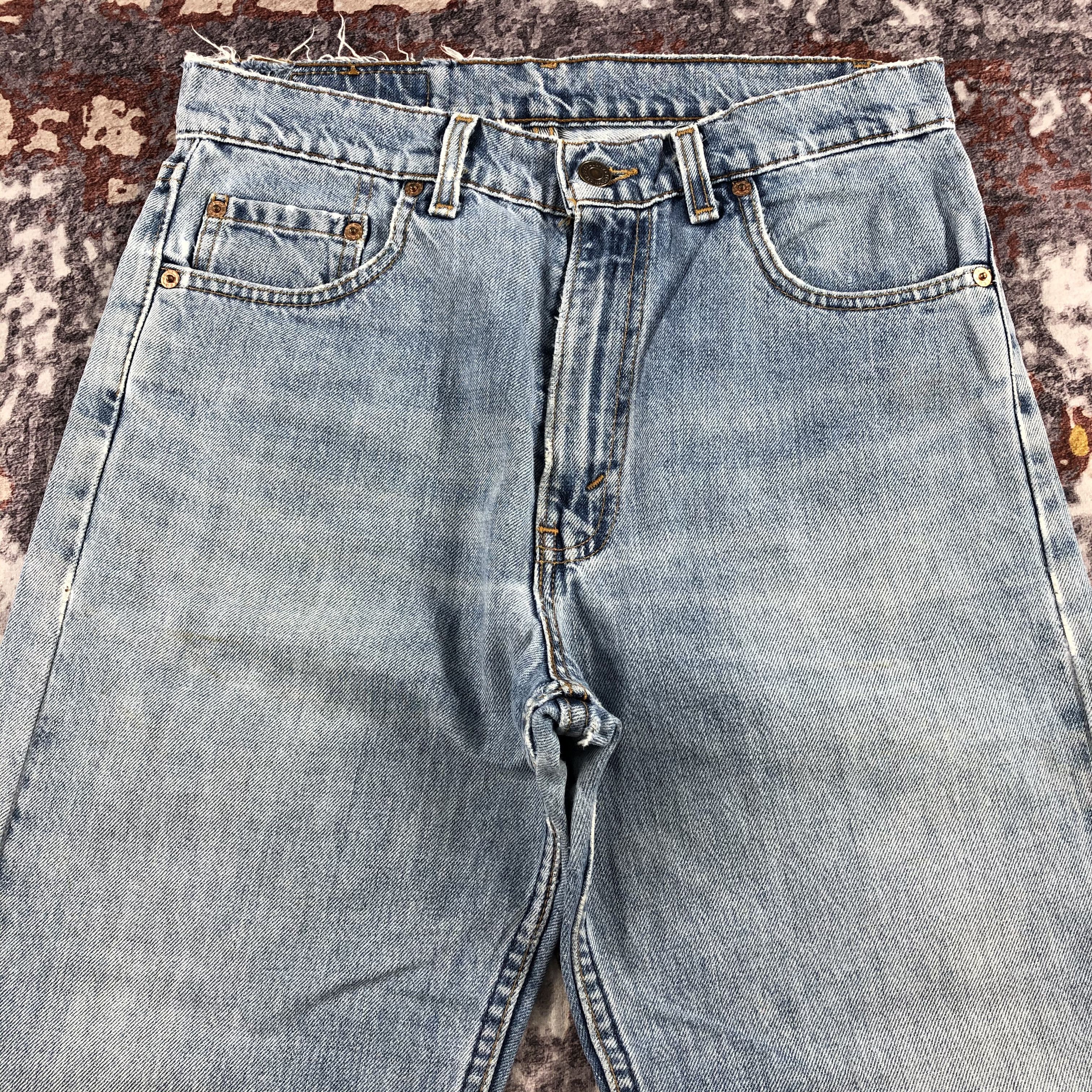 Levi's × Vintage Vintage 90s Blue Wash Levis Jeans-JM2293 Size US 31 - 3 Thumbnail