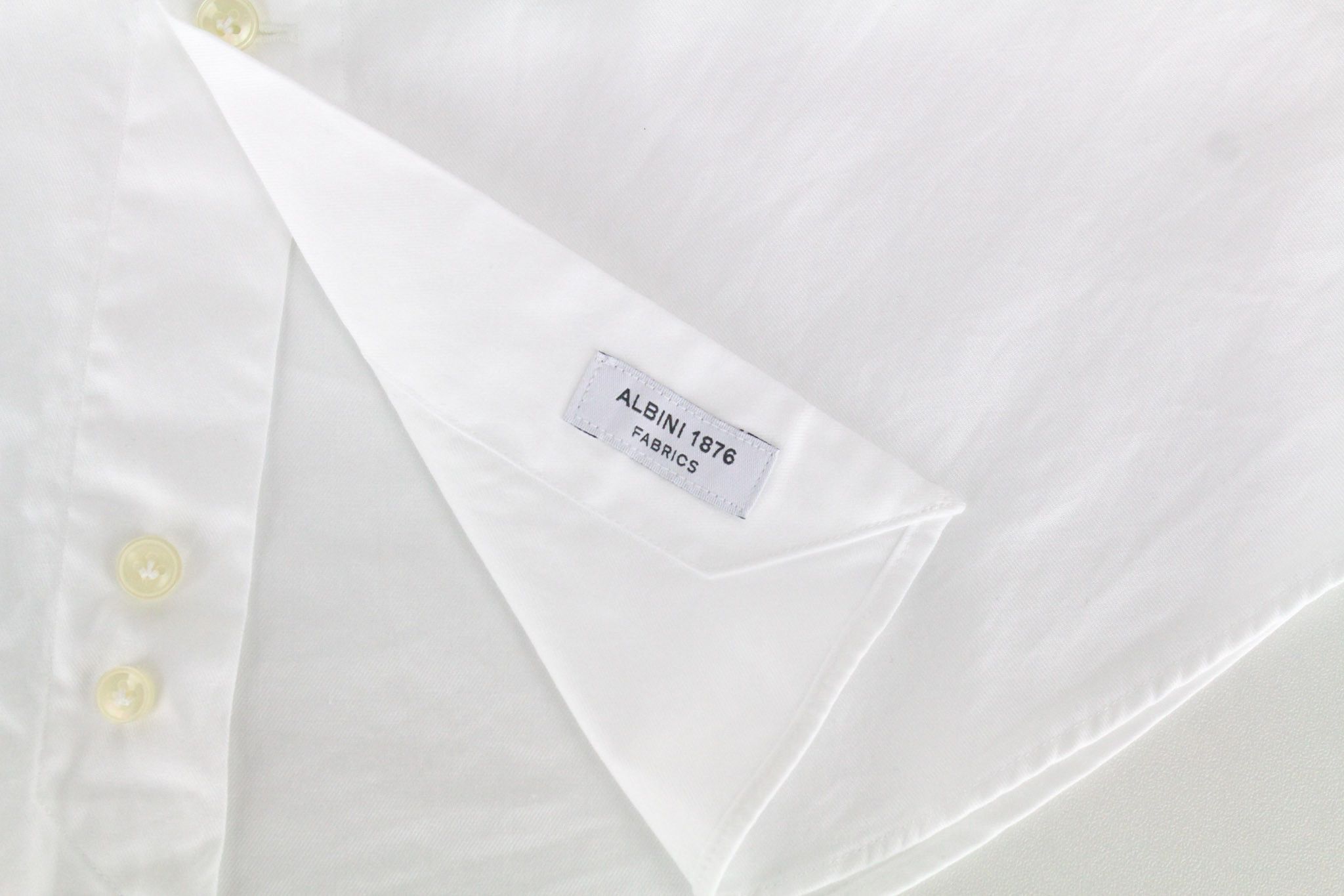 Suitsupply 40/15 3/4 Extra Slim White Cotton Cutaway Twill 72369 Size 40R - 6 Thumbnail