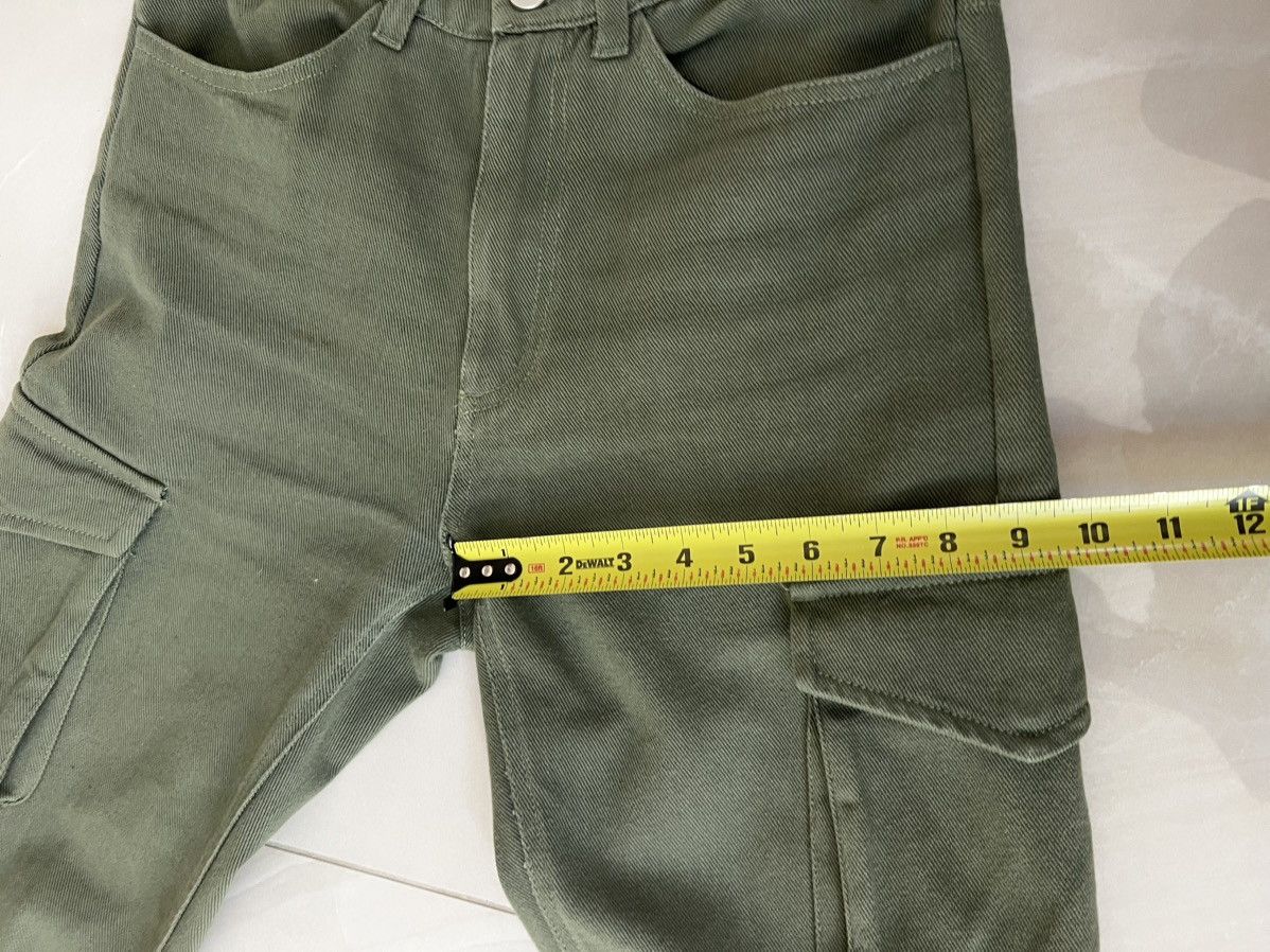 Lac Demure Ruben Kone Flared Cargo Pants Olive Medium Lac Demure Size US 29 - 8 Thumbnail
