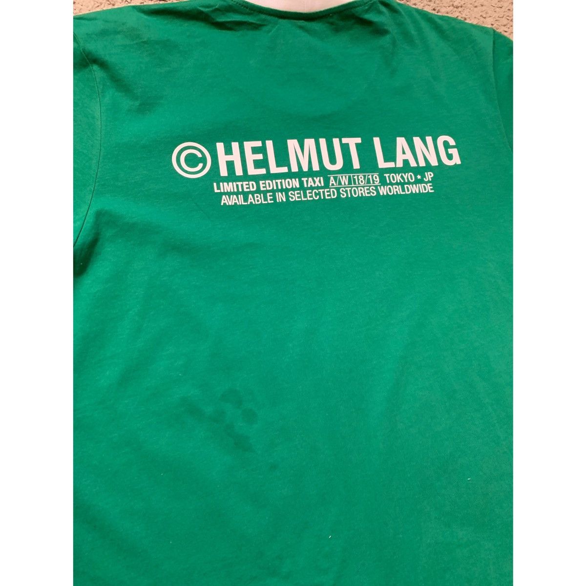 Helmut Lang HELMUT LANG TAXI LIMITED EDITION T-SHIRT Size US L / EU 52-54 / 3 - 12 Thumbnail