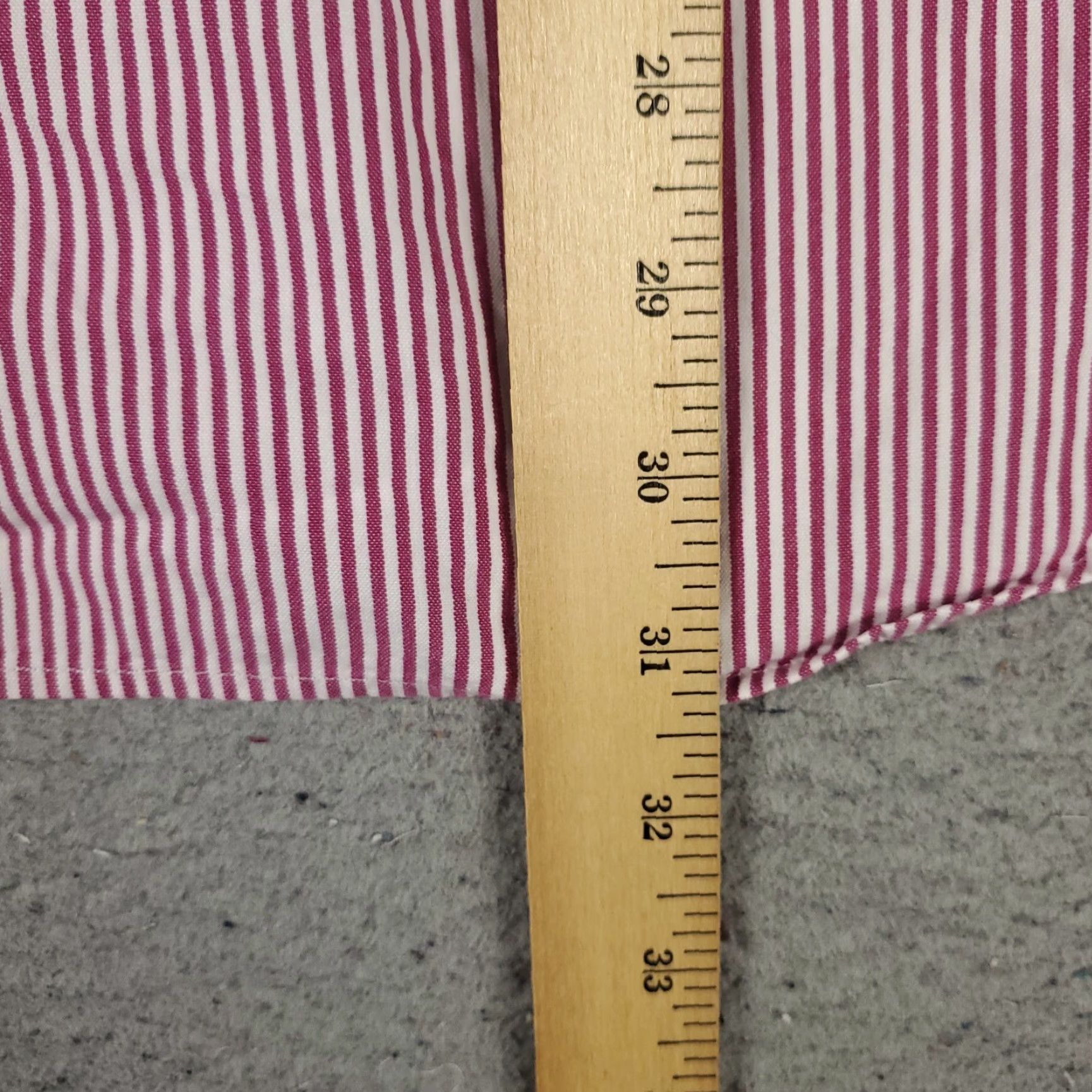 Ralph Lauren VINTAGE Ralph Lauren Shirt Mens Medium Purple Striped Button-Up Collared Short Sleeve Classic, Preppy, All Seasons, Logo, Pockets Size US M / EU 48-50 / 2 - 7 Thumbnail