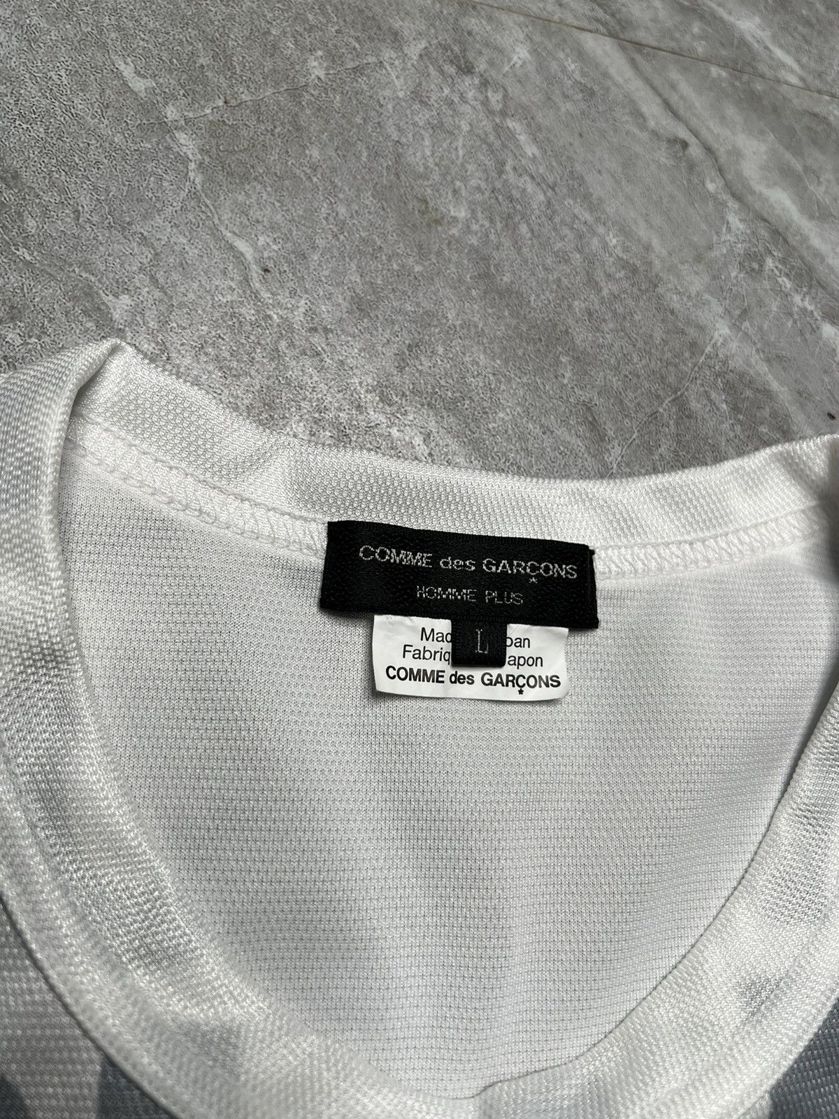 Comme des Garcons Homme Plus CDGHP S/S 21 Metallic Outlaw Motor Parts Print T-Shirt Size US L / EU 52-54 / 3 - 8 Thumbnail
