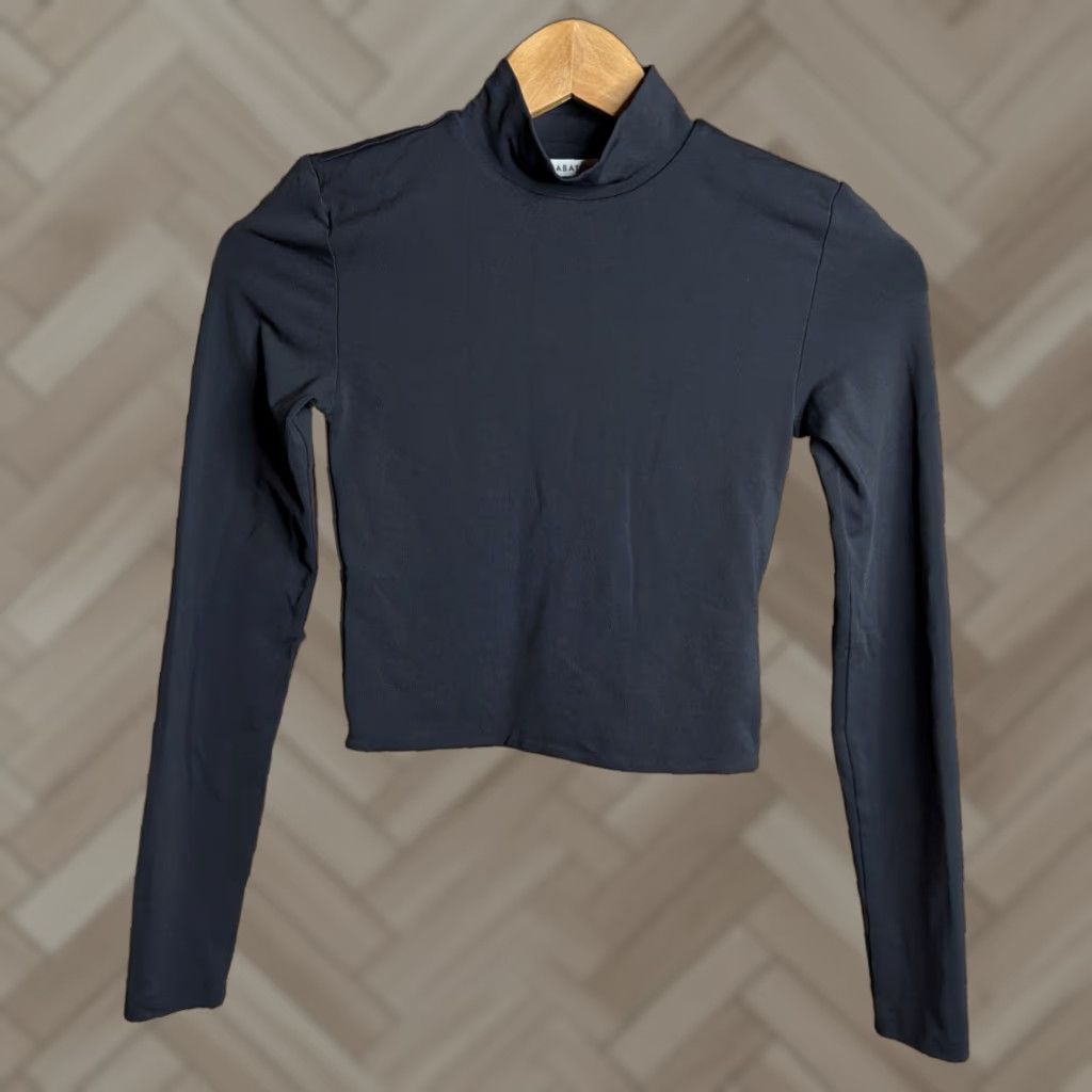 Vintage VINTAGE Babaton Shirt XS Turtleneck Long Sleeve Women Black Womens Size XS / US 0-2 / IT 36-38 - 1 Thumbnail