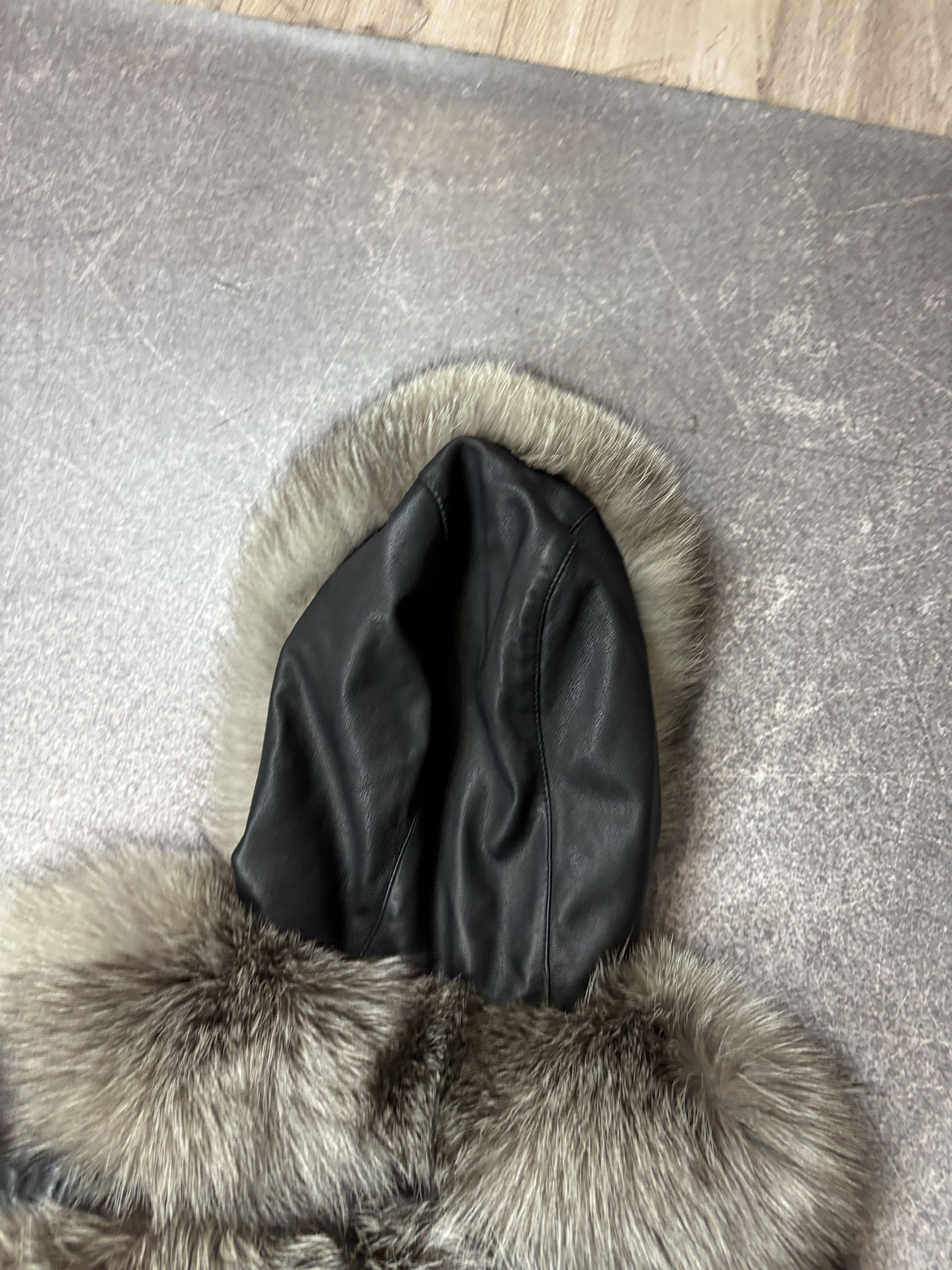 Tornado Mart JAPANESE RICK OWENS TYPE! RARE FUR/LEATHER BOMBER JACKET Size US S / EU 44-46 / 1 - 7 Thumbnail