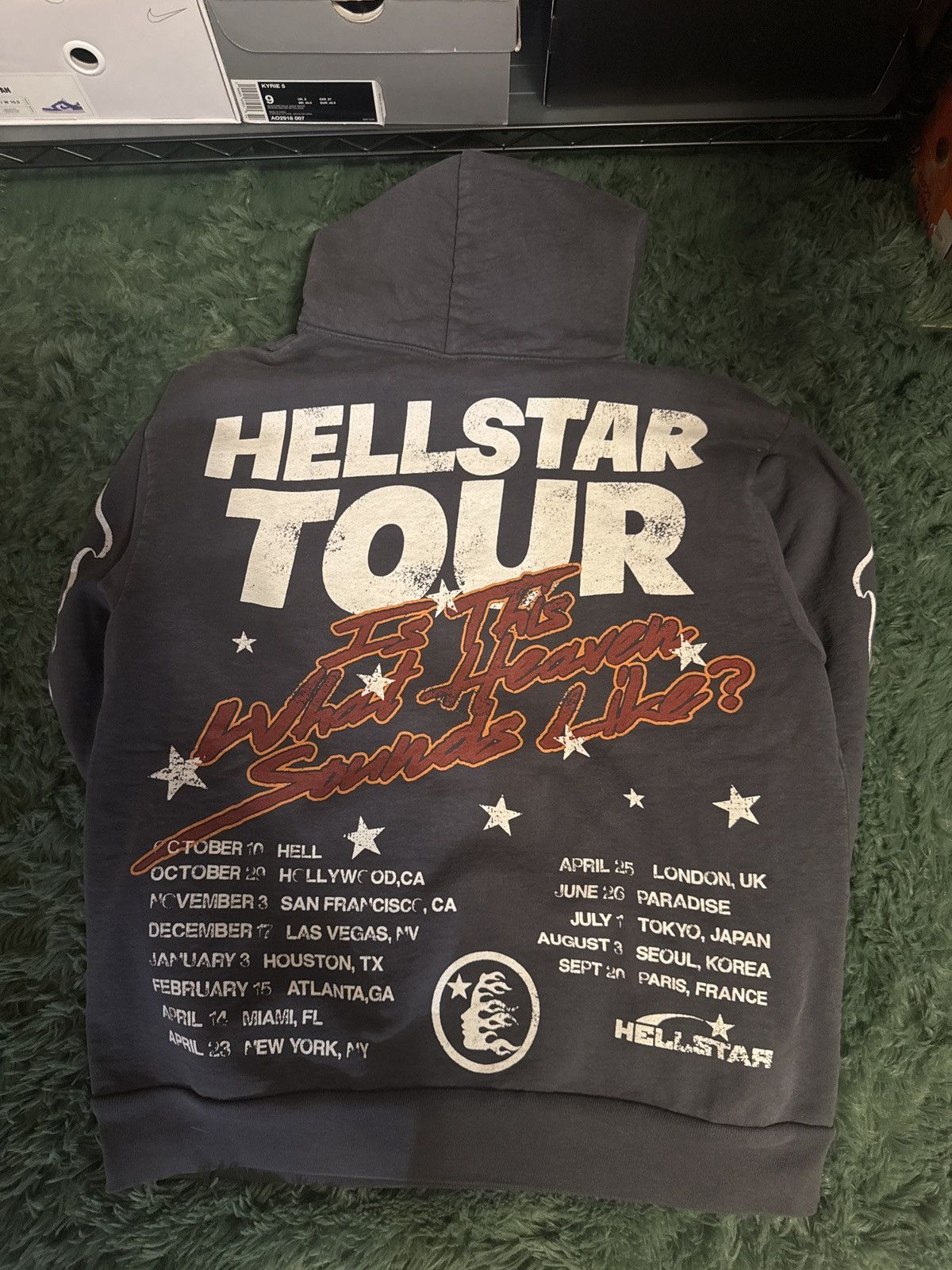 HELLSTAR HELLSTAR Records Tour Hoodie Size US L / EU 52-54 / 3 - 2 Thumbnail