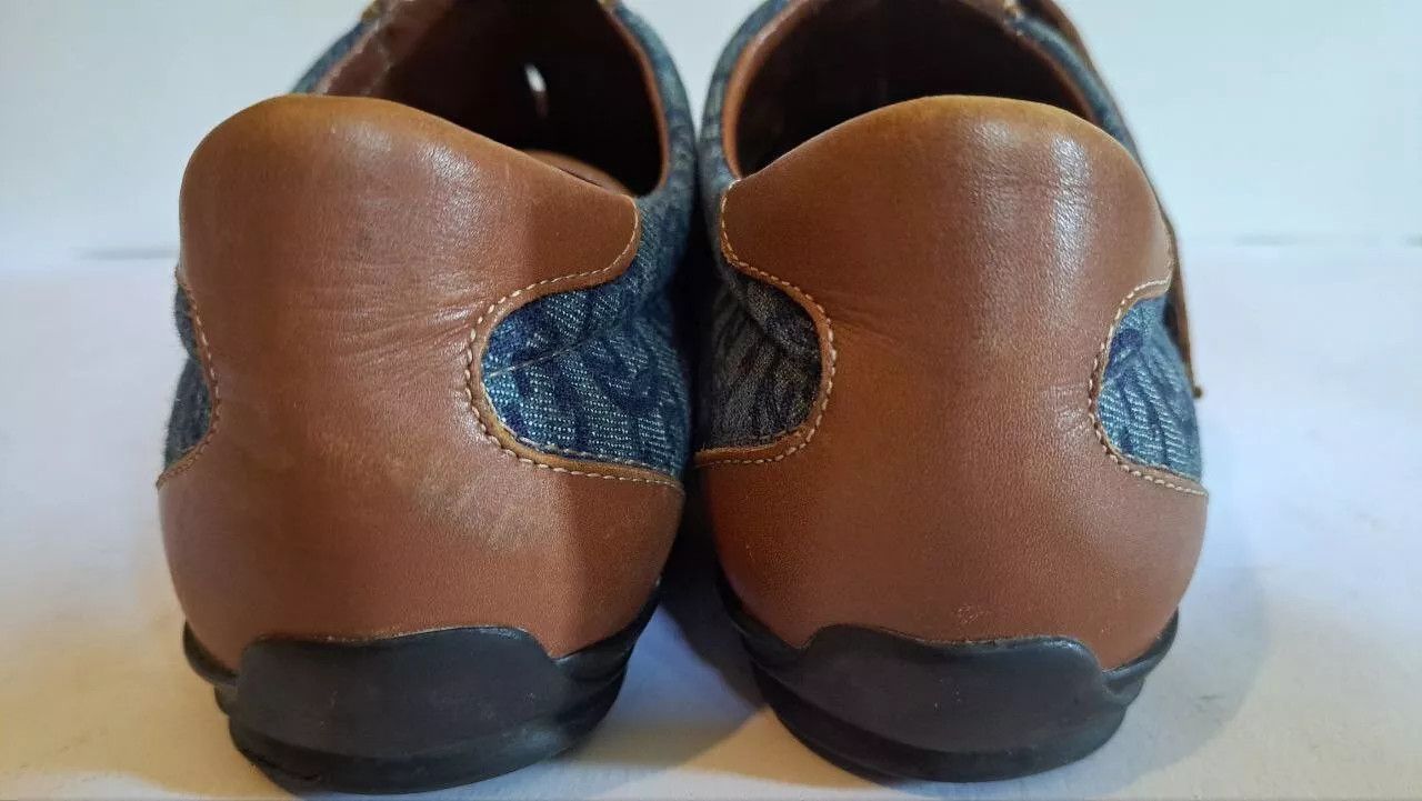 Gucci Gucci sneackers Denim Leather Double Strap Size US 7.5 / IT 37.5 - 6 Thumbnail