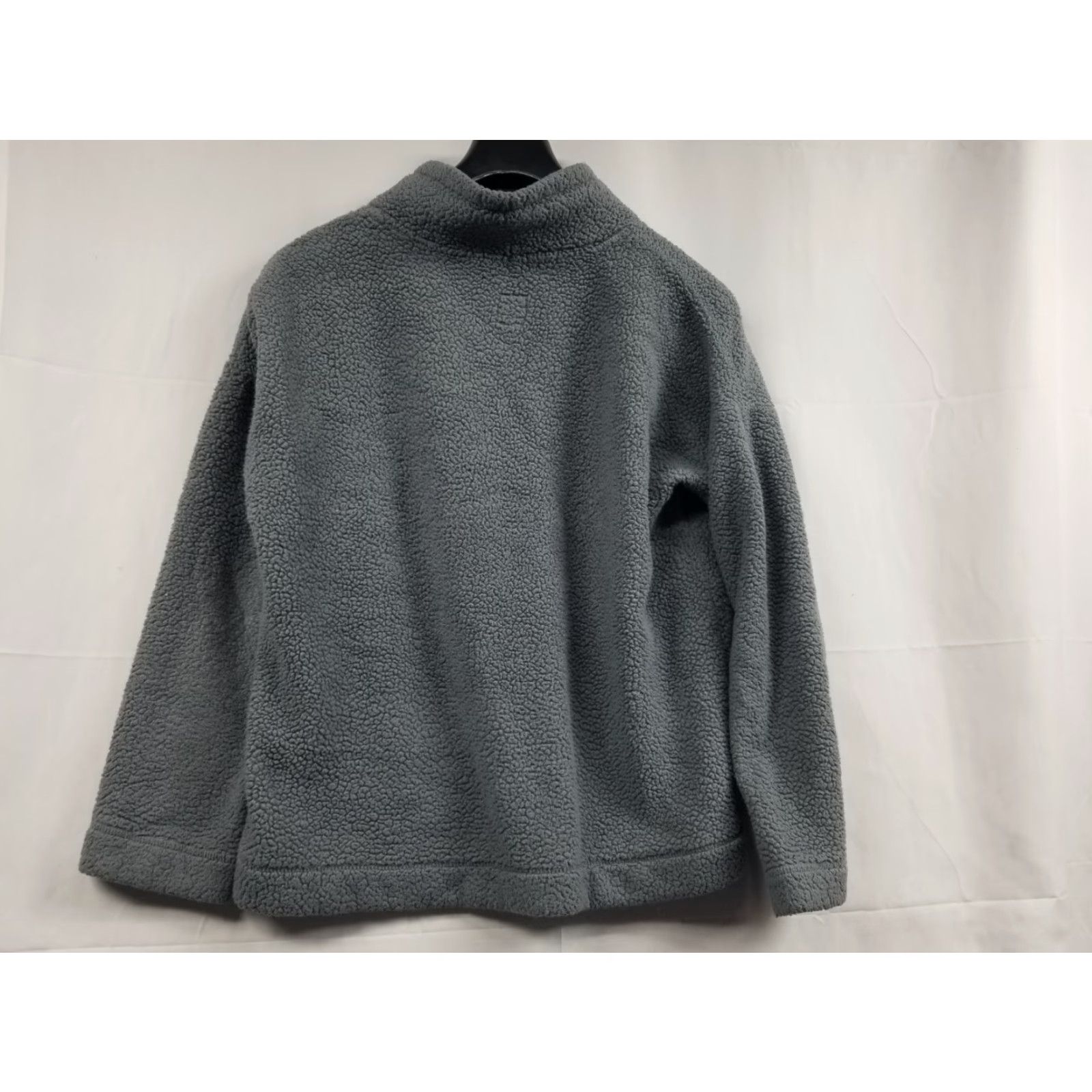 Vintage Jane and Bleecker Pullover Shirt Women M Gray Fleece High Neck Long Sleeve Casual Tunic Comfort See Sleeve Size M / US 6-8 / IT 42-44 - 2 Thumbnail