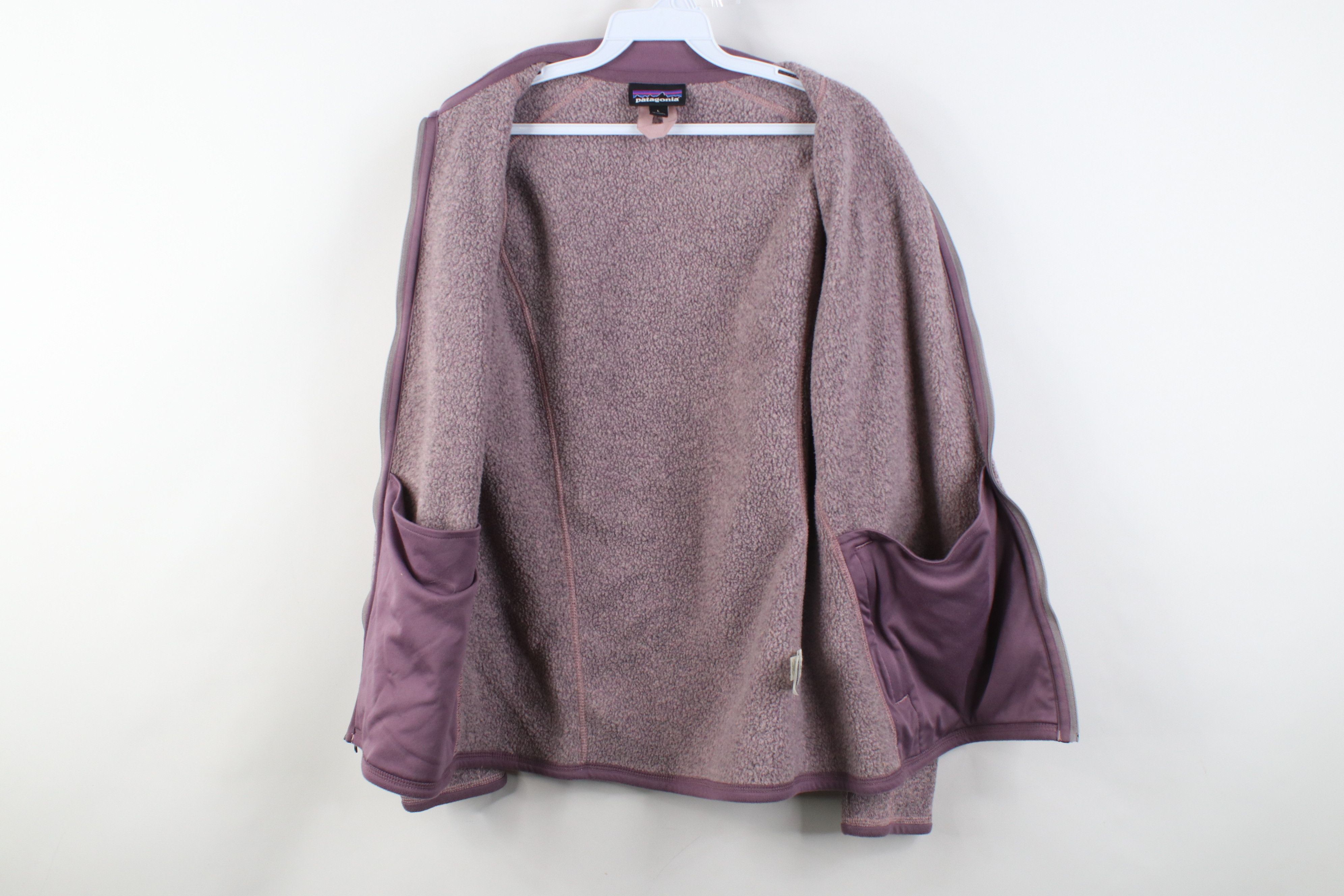Patagonia Patagonia Out Better Sweater Full Zip Jacket Heather Purple Size L / US 10 / IT 46 - 8 Thumbnail