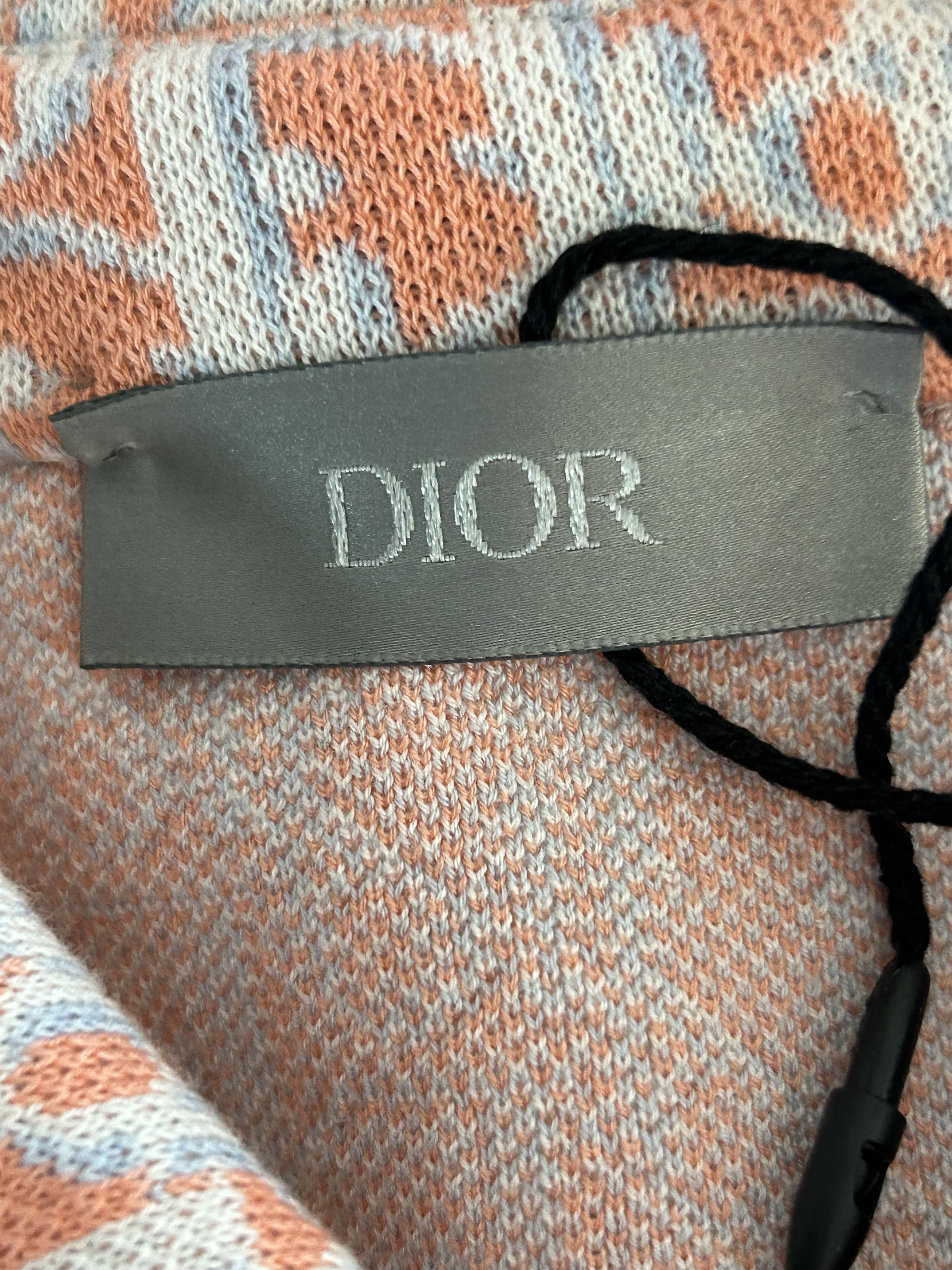 Dior Dior Pink & Blue Oblique Button Up Shirt Size US M / EU 48-50 / 2 - 3 Thumbnail