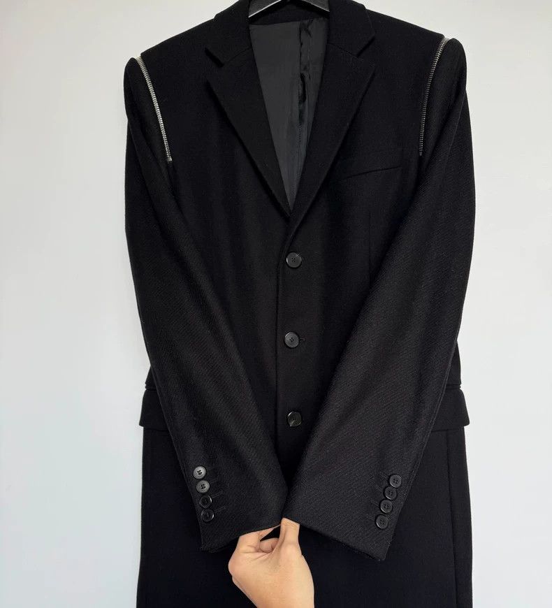 Givenchy Givenchy Black Double Zipper Coat-2507 Size US L / EU 52-54 / 3 - 8 Thumbnail